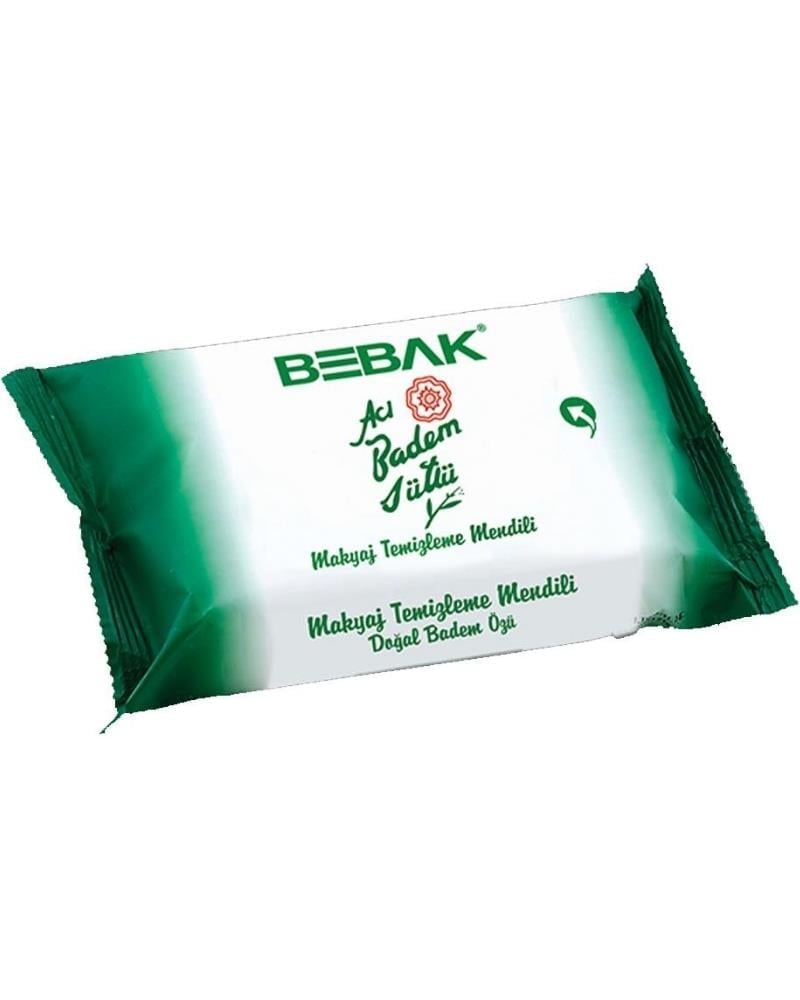 Bebak Acı Badem Sütlü Makyaj Temizleme Mendili 20'li
