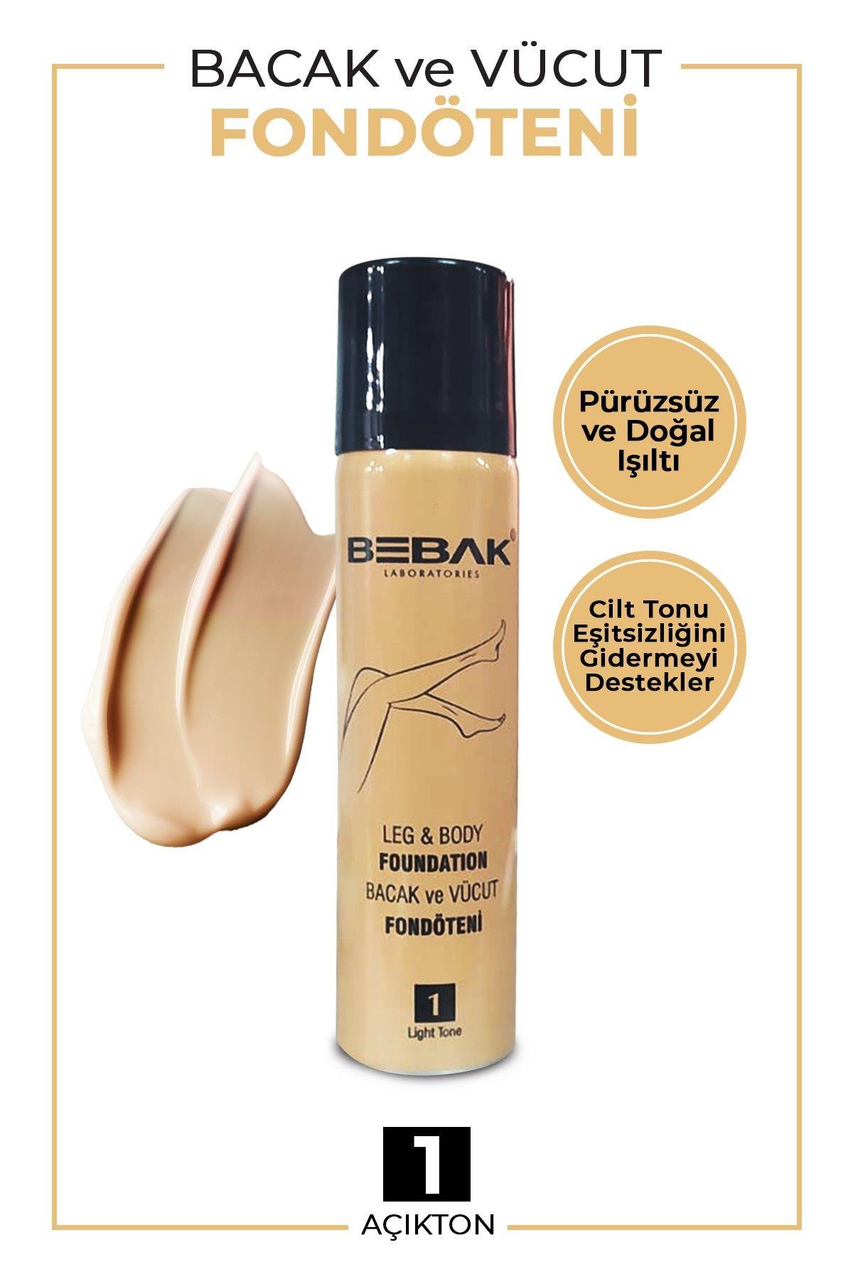 Bebak Bacak Fondöteni No:1 Light Açık Ton 75 ml