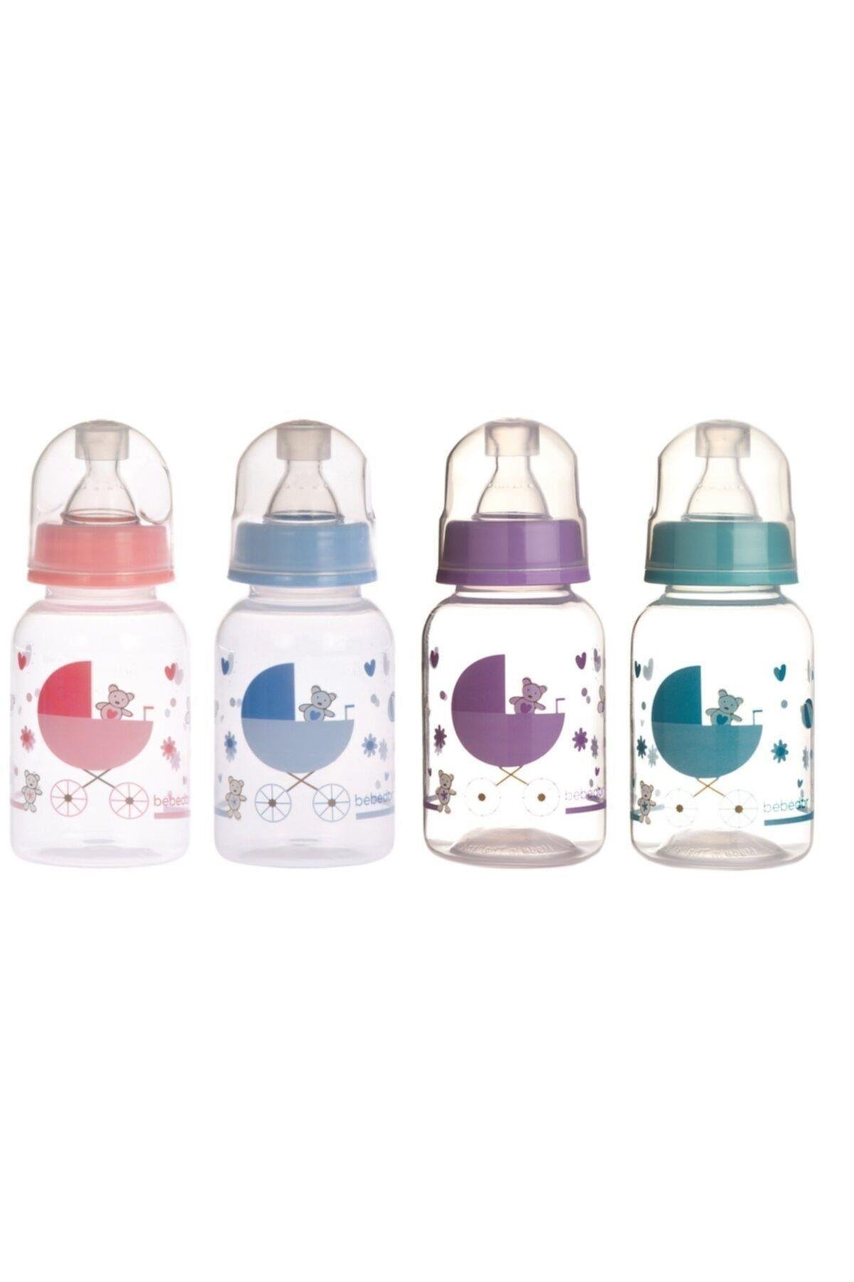 Bebedor 23302 Desenli Pp Biberon Slikon Emzik 125 ml Orta Akış