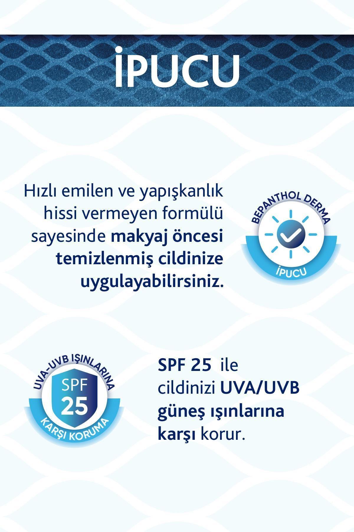 Bepanthol Derma Nemlendirici & Besleyici Spf25 Güneş Koruyuculu Günlük Yüz Bakım Kremi - Kuru hassas