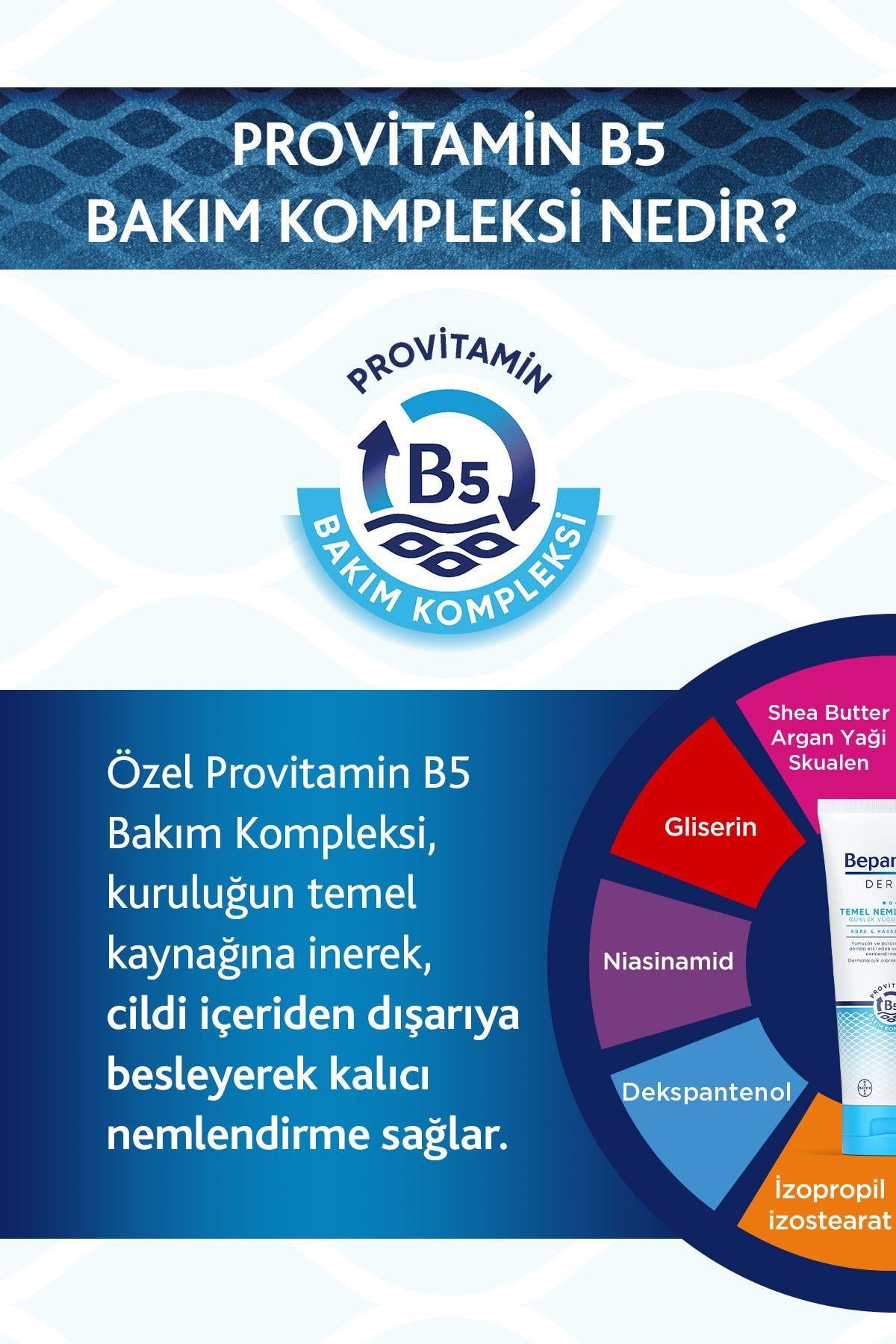 Bepanthol Derma Temel Nemlendirici Günlük Vücut Bakım Losyonu 200 ml Kuru ve Hassas Ciltler