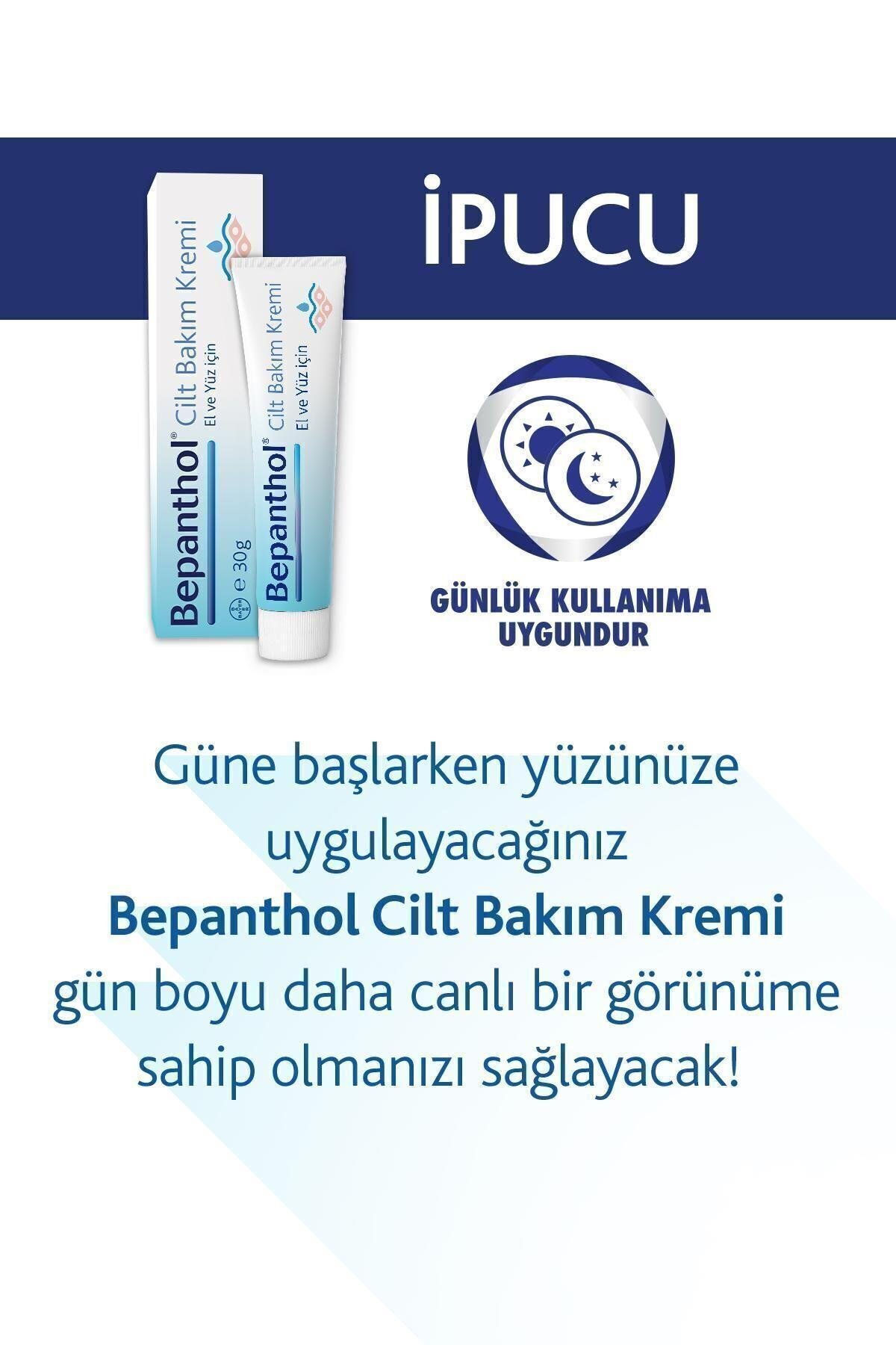 Bepanthol Onarıcı Bakım Merhemi 50gr & Cilt Bakım Kremi 30gr L Tüm Cilt Tiplerine Uygun-el Ve Günlük Yüz Bakım