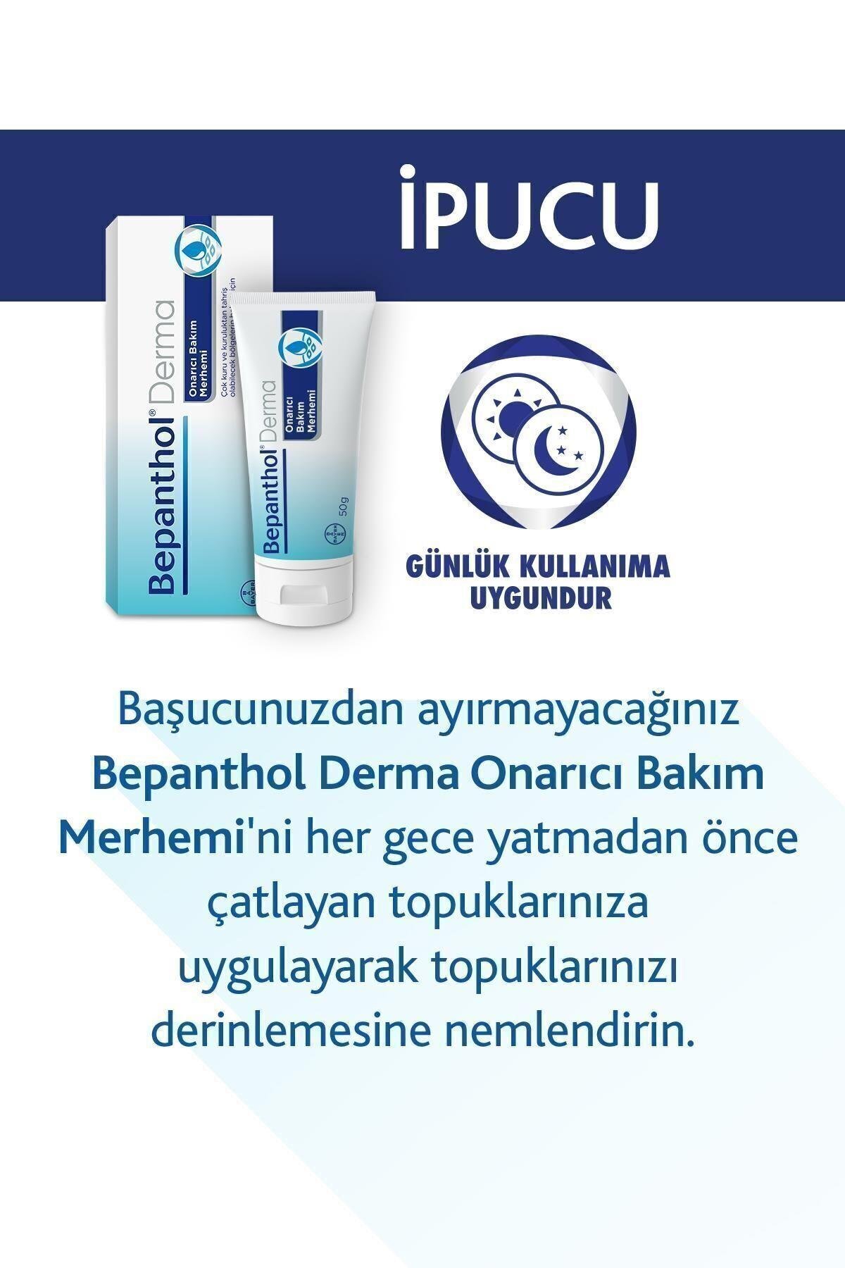 Bepanthol Onarıcı Bakım Merhemi 50gr & Cilt Bakım Kremi 30gr L Tüm Cilt Tiplerine Uygun-el Ve Günlük Yüz Bakım