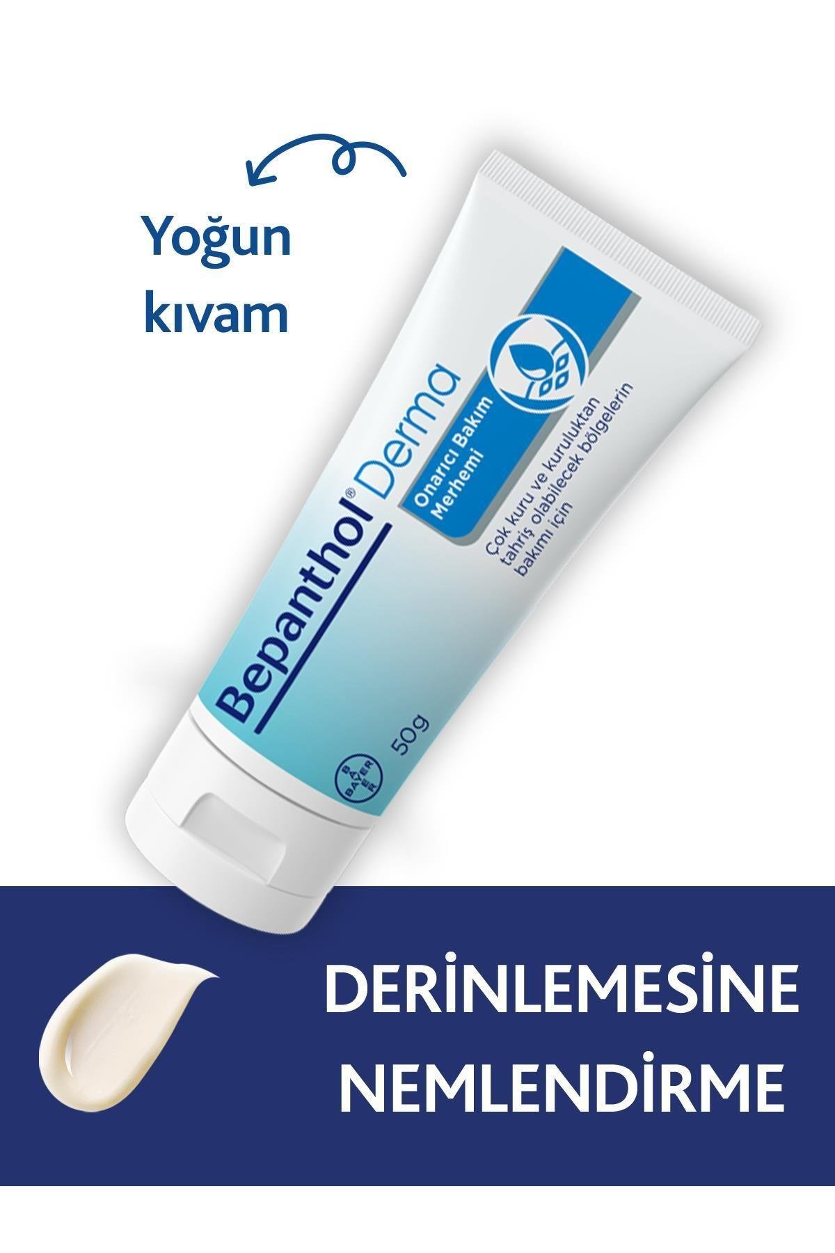 Bepanthol Onarıcı Bakım Merhemi 50gr L Çok Kuru Ciltler Ve Tahrişe Yatkın Bölgeler Için Bakım