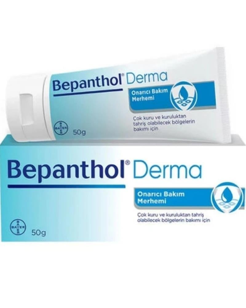 Bepanthol Onarıcı Bakım Merhemi 50gr L Çok Kuru Ciltler Ve Tahrişe Yatkın Bölgeler Için Bakım