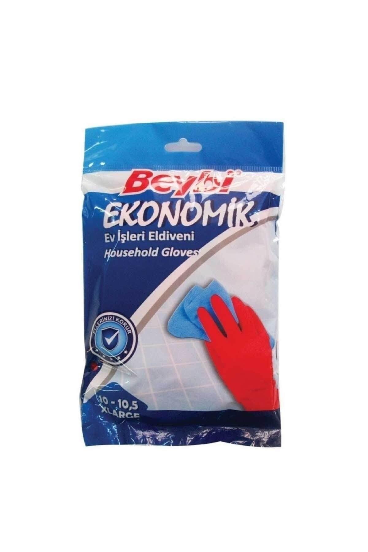 Beybi Konomik Lateks Kırmızı Eldiven 10-10,5 Ev