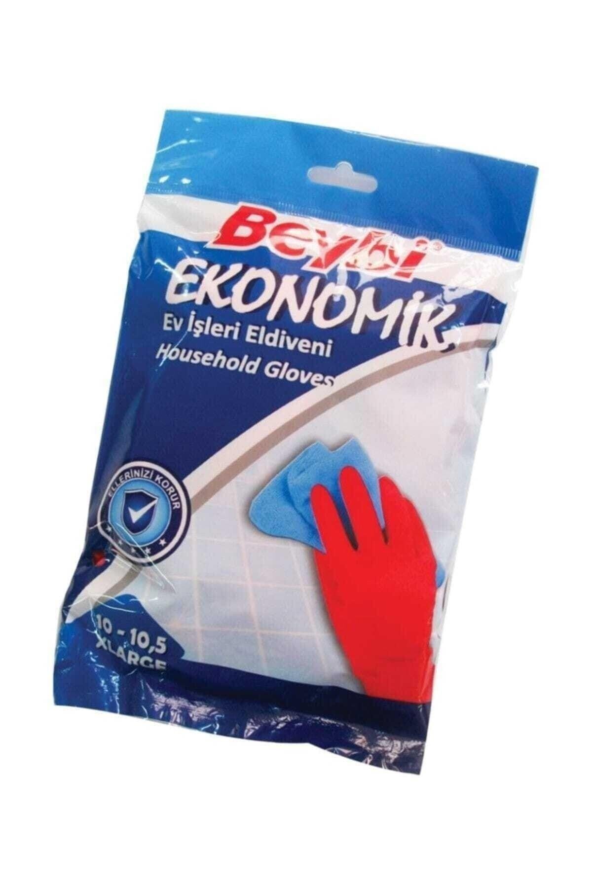 Beybi Konomik Lateks Kırmızı Eldiven 10-10,5 Ev