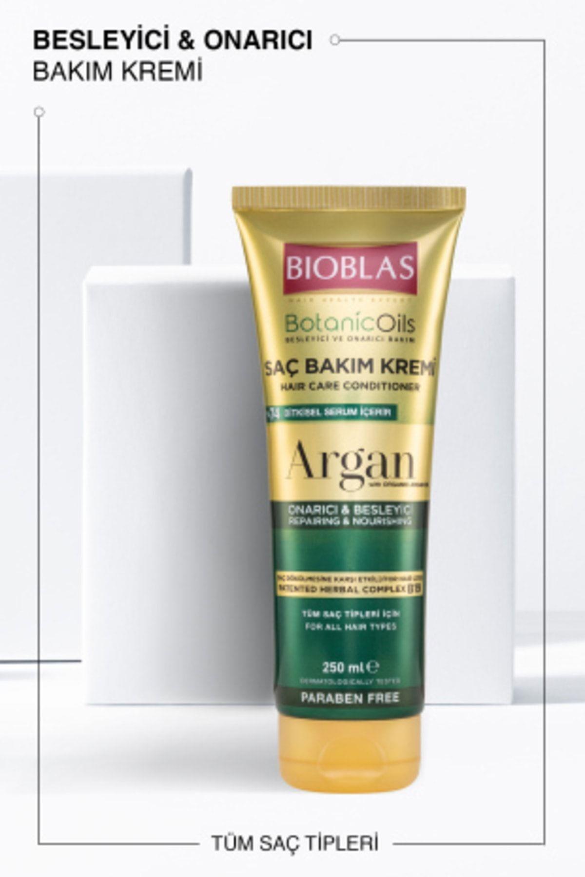 Bioblas Botanic Oils Argan Yağlı Saç Kremi 250 Ml Onarıcı Argan Saç Bakım Kremi