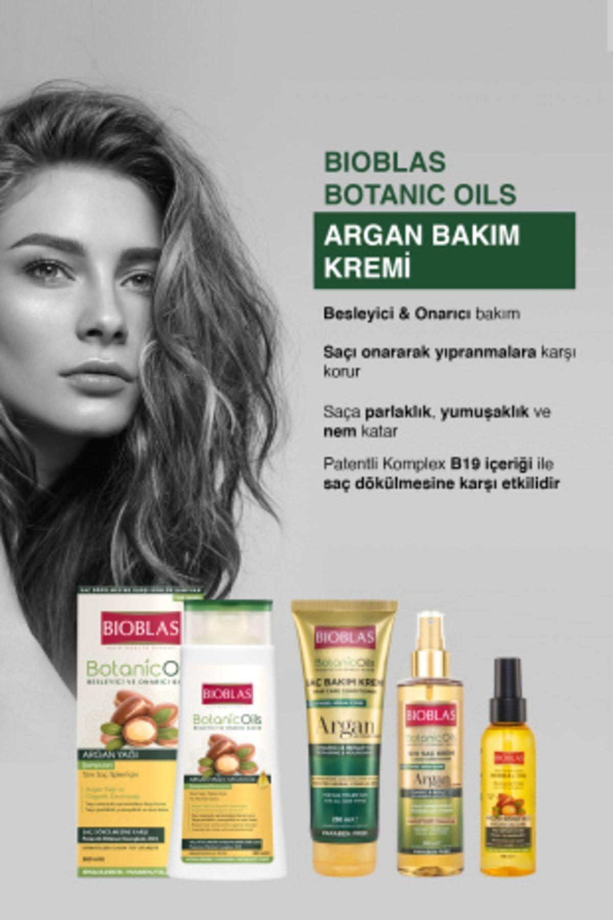 Bioblas Botanic Oils Argan Yağlı Saç Kremi 250 Ml Onarıcı Argan Saç Bakım Kremi