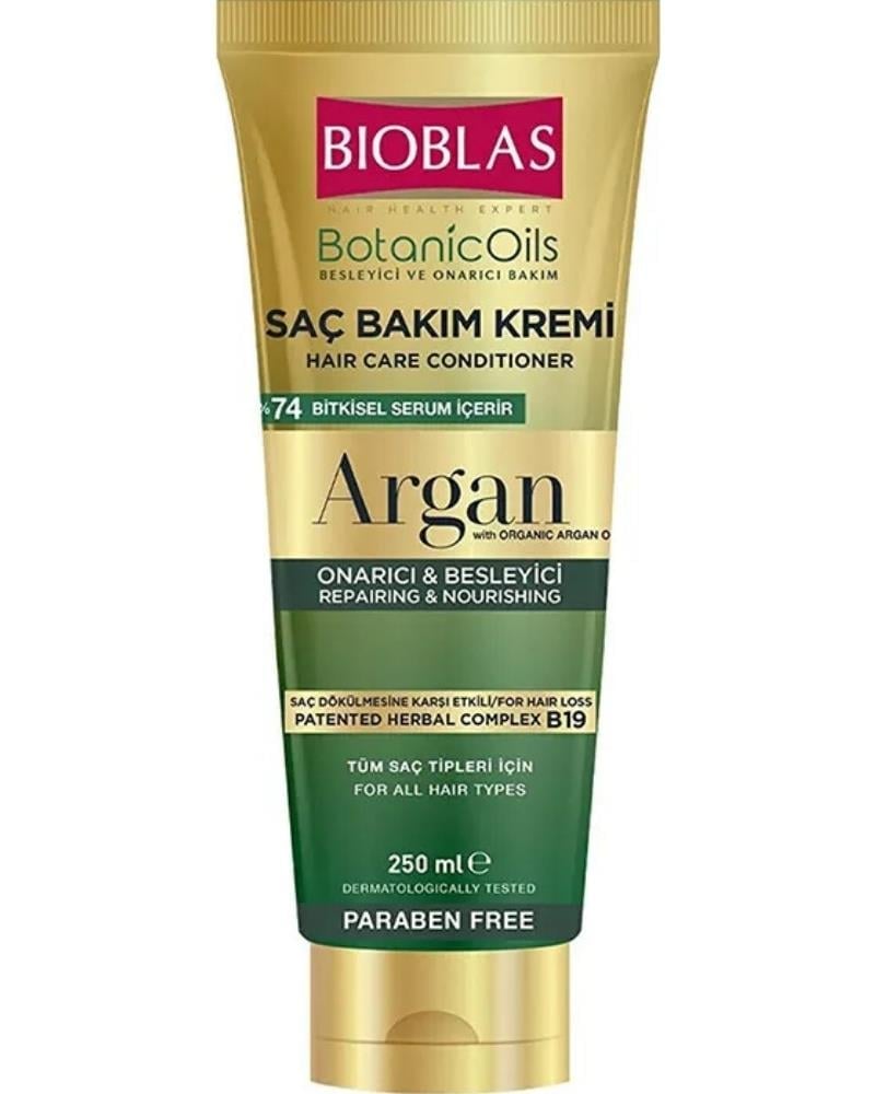 Bioblas Botanic Oils Argan Yağlı Saç Kremi 250 Ml Onarıcı Argan Saç Bakım Kremi