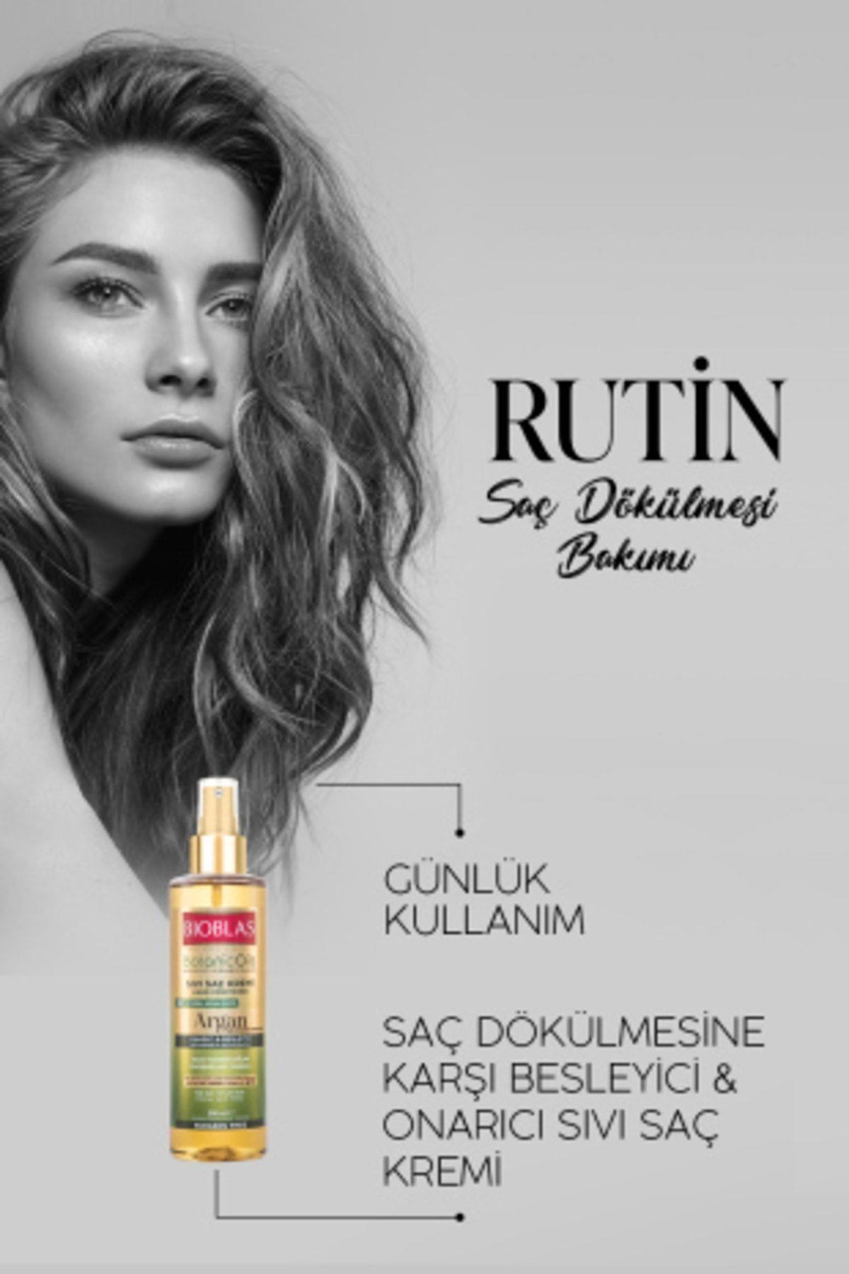Bioblas Botanic Oils Argan Yağlı Sıvı Saç Kremi 200 Ml Onarıcı Bakım Kremi