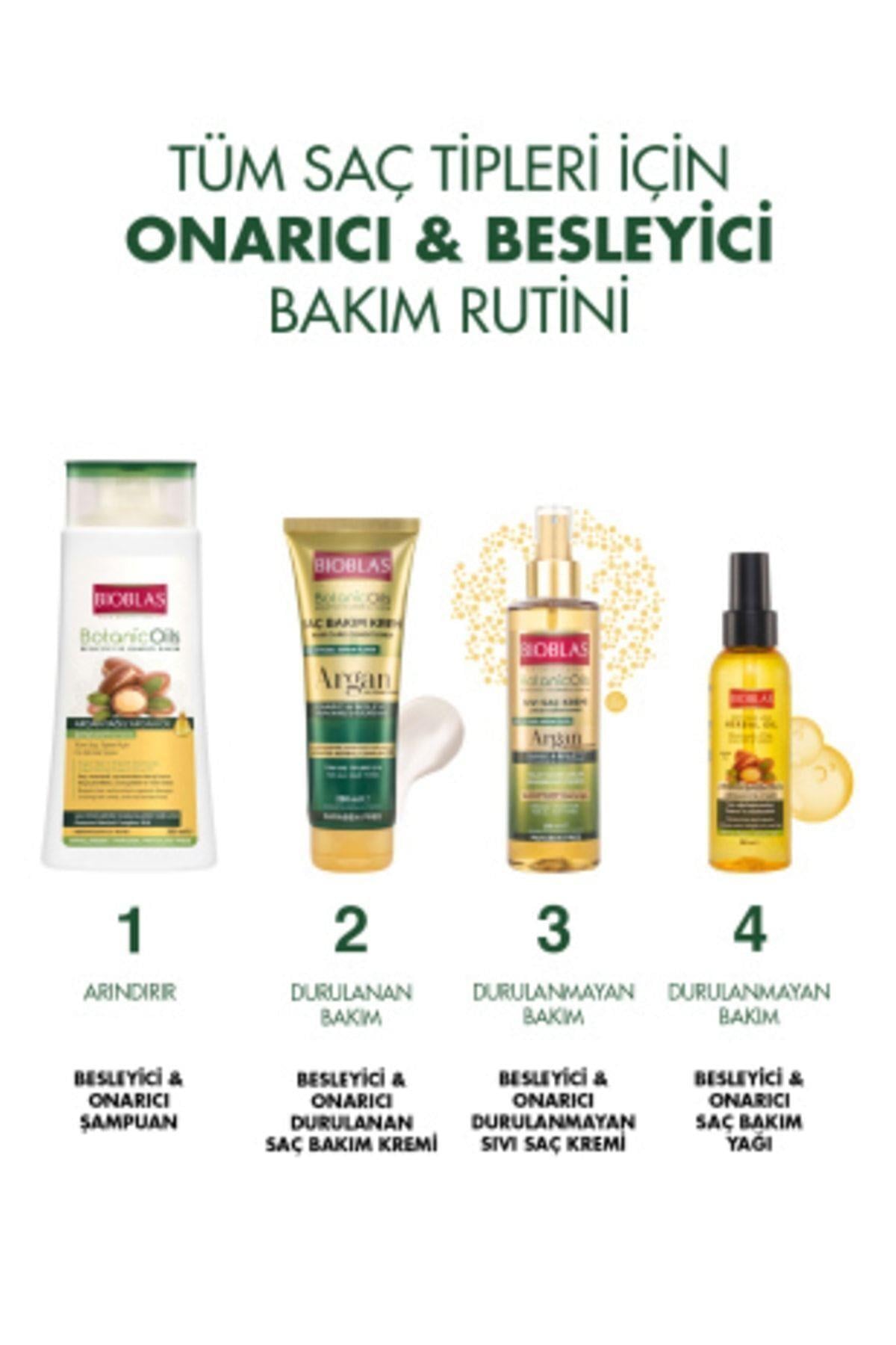 Bioblas Botanic Oils Argan Yağlı Sıvı Saç Kremi 200 Ml Onarıcı Bakım Kremi