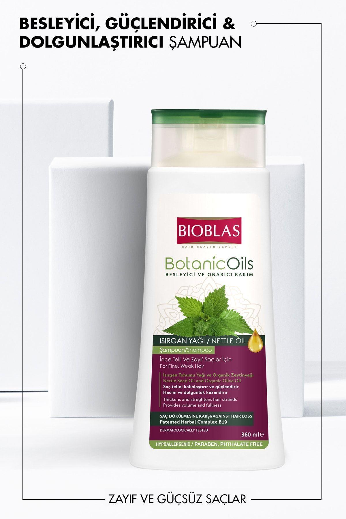 Bioblas Botanic Oils Isırgan Yağlı Şampuan 360 ml