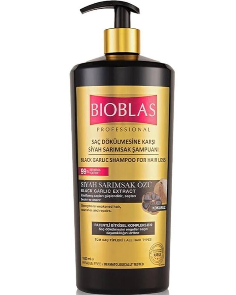Bioblas Siyah Sarımsak Şampuanı 1000 Ml Saç Dökülmesine Karşı Yoğun Förmül