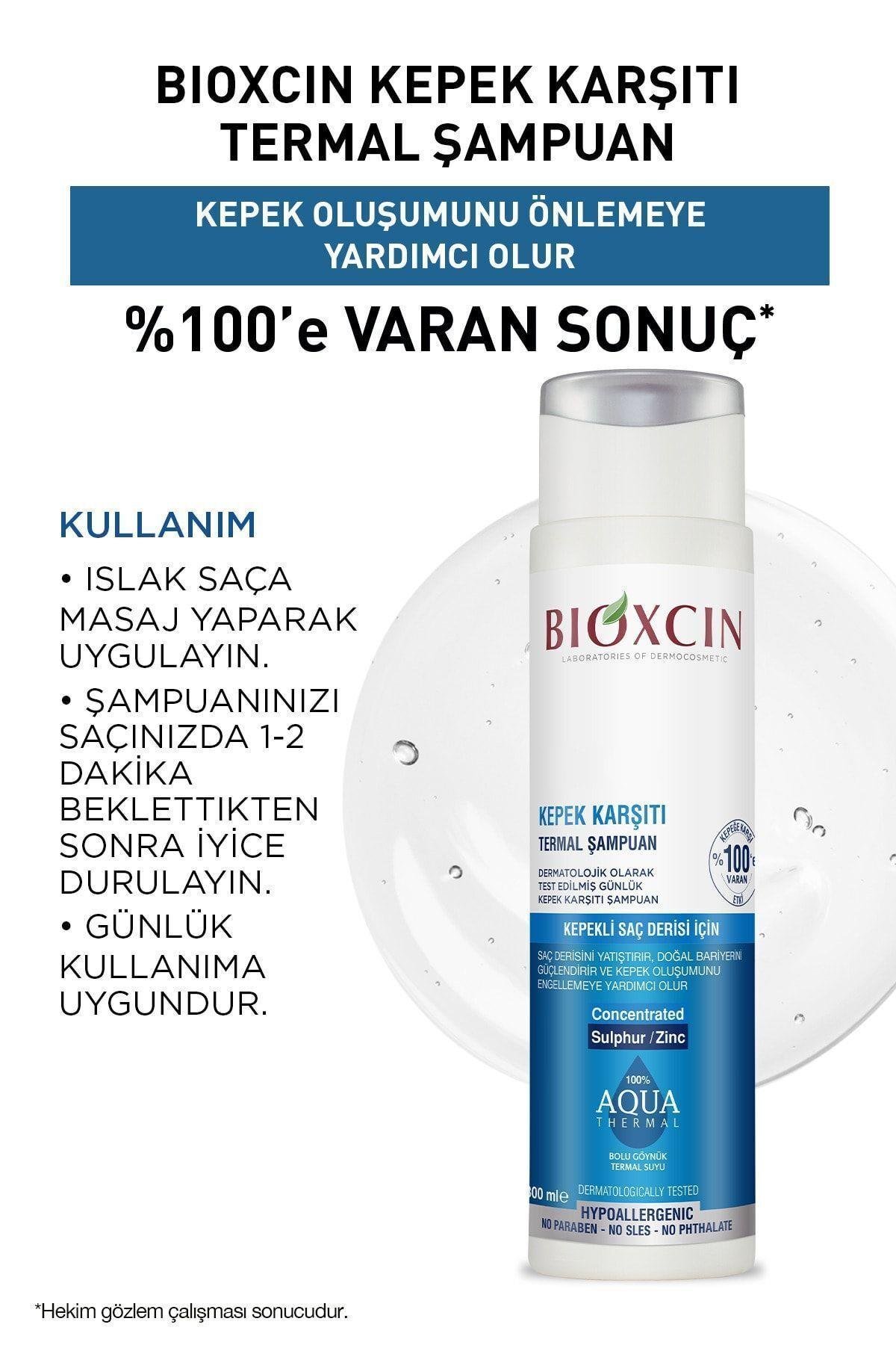 Bioxcin Aqua Thermal Kepek Karşıtı Şampuan 300ml Tüm Saç Tipleri
