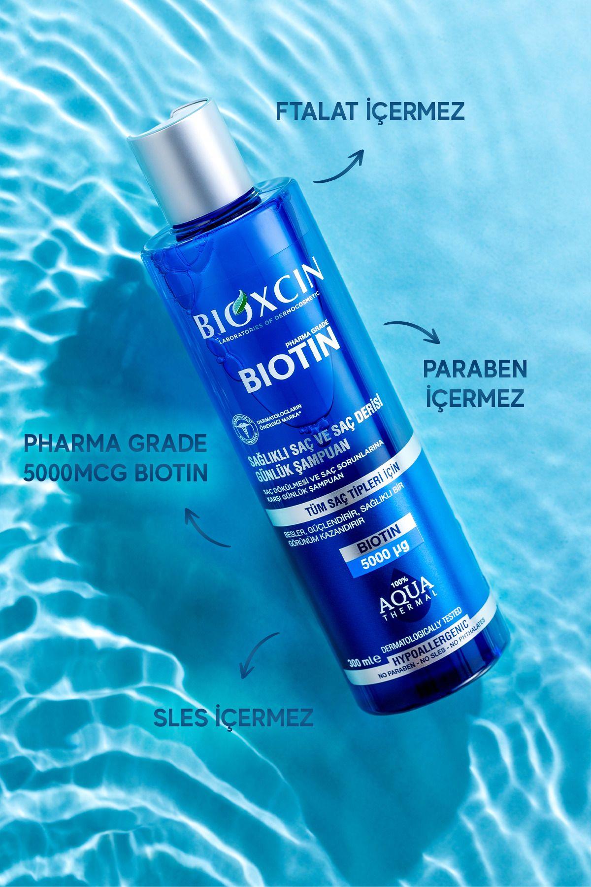 Bioxcin Biotin Günlük Şampuan 300 Ml - Hassas Saç ve Saç Derisi Yatıştırıcı Hipoalerjenik Arındırıcı
