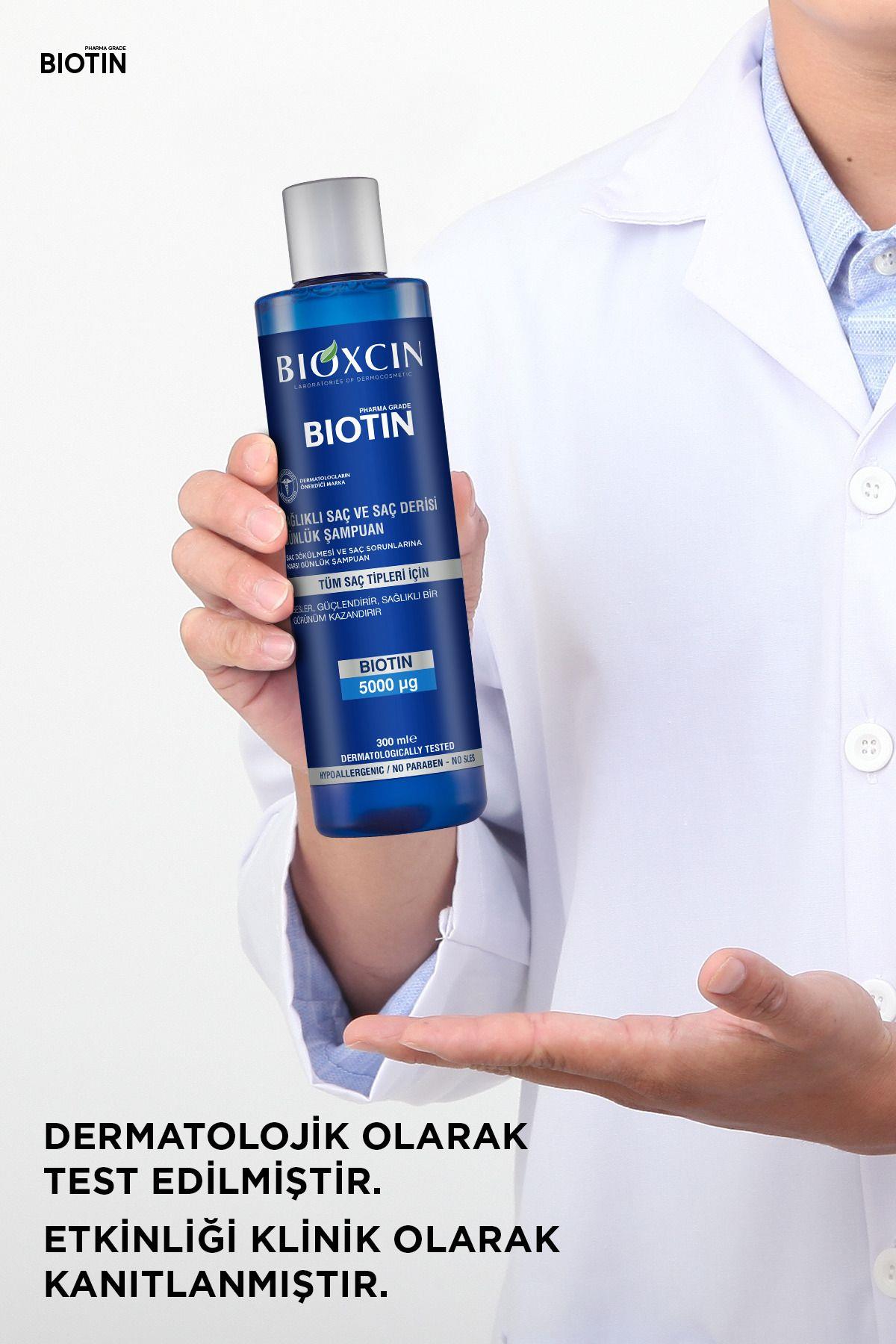 Bioxcin Biotin Günlük Şampuan 300 Ml - Hassas Saç ve Saç Derisi Yatıştırıcı Hipoalerjenik Arındırıcı