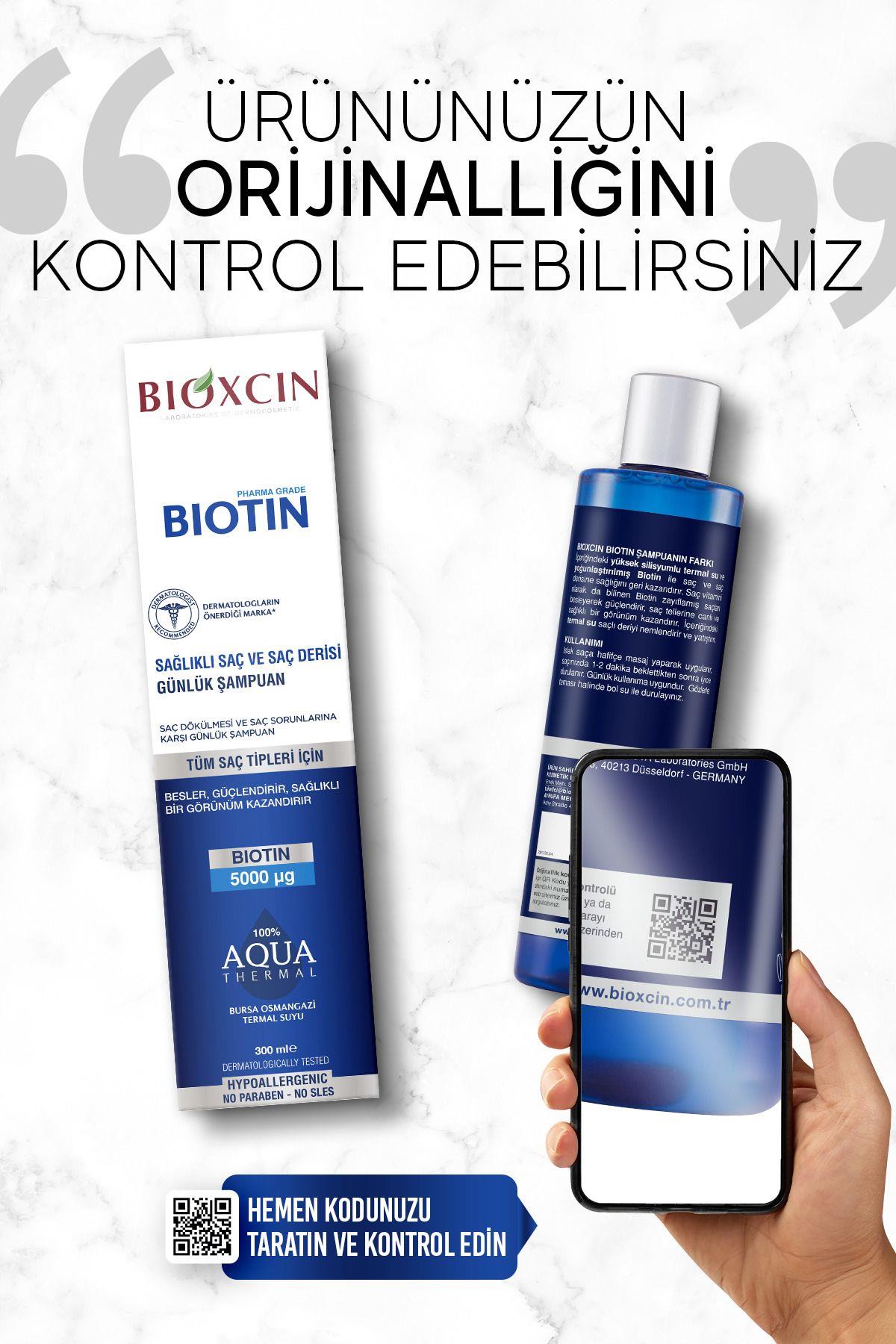 Bioxcin Biotin Günlük Şampuan 300 Ml - Hassas Saç ve Saç Derisi Yatıştırıcı Hipoalerjenik Arındırıcı
