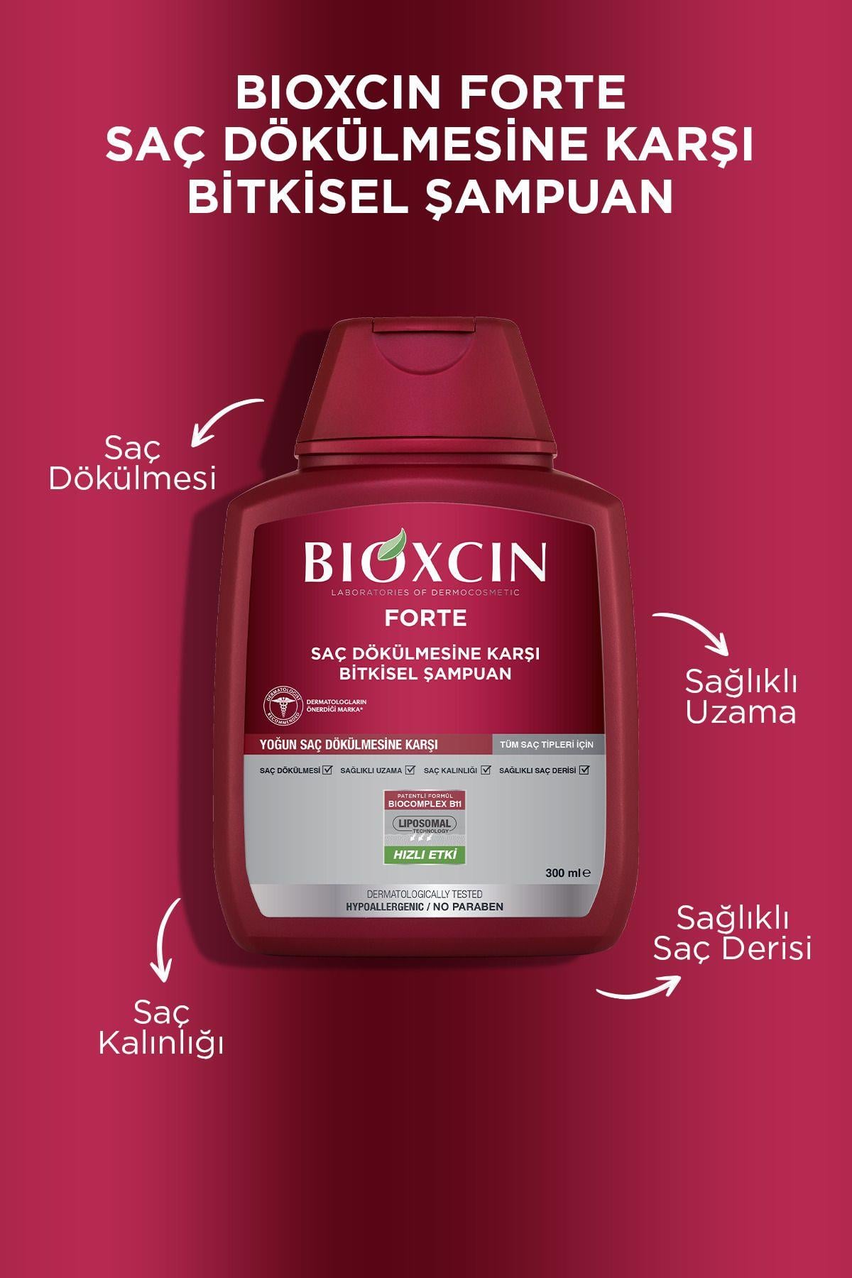 Bioxcin Forte 300 ml 3 Al 2 Öde Şampuan - Yoğun Dökülme Şampuanı