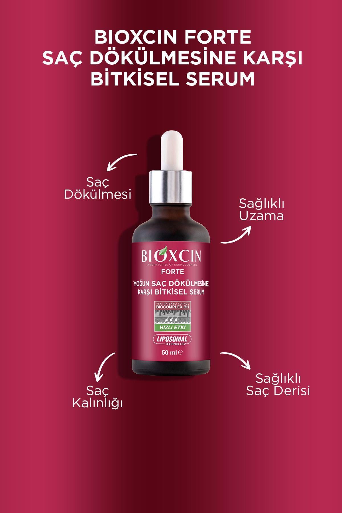 Bioxcin Forte Yoğun Saç Dökülmesine Karşı Bitkisel Serum 3x50ml