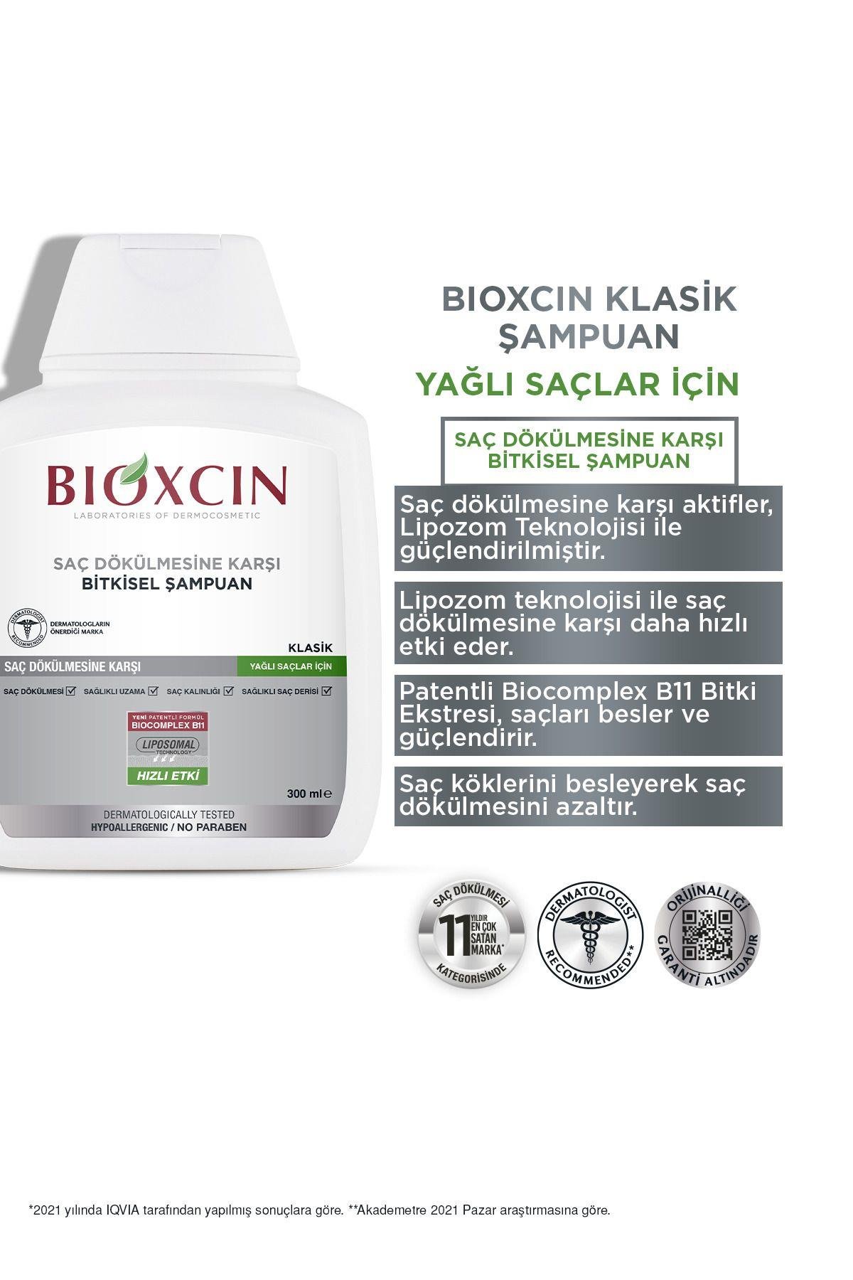 Bioxcin Genesis Yağlı Şaçlar İçin 300ml 3 AL 2 ÖDE - Klasik Saç Dökülme Karşıtı Şampuan