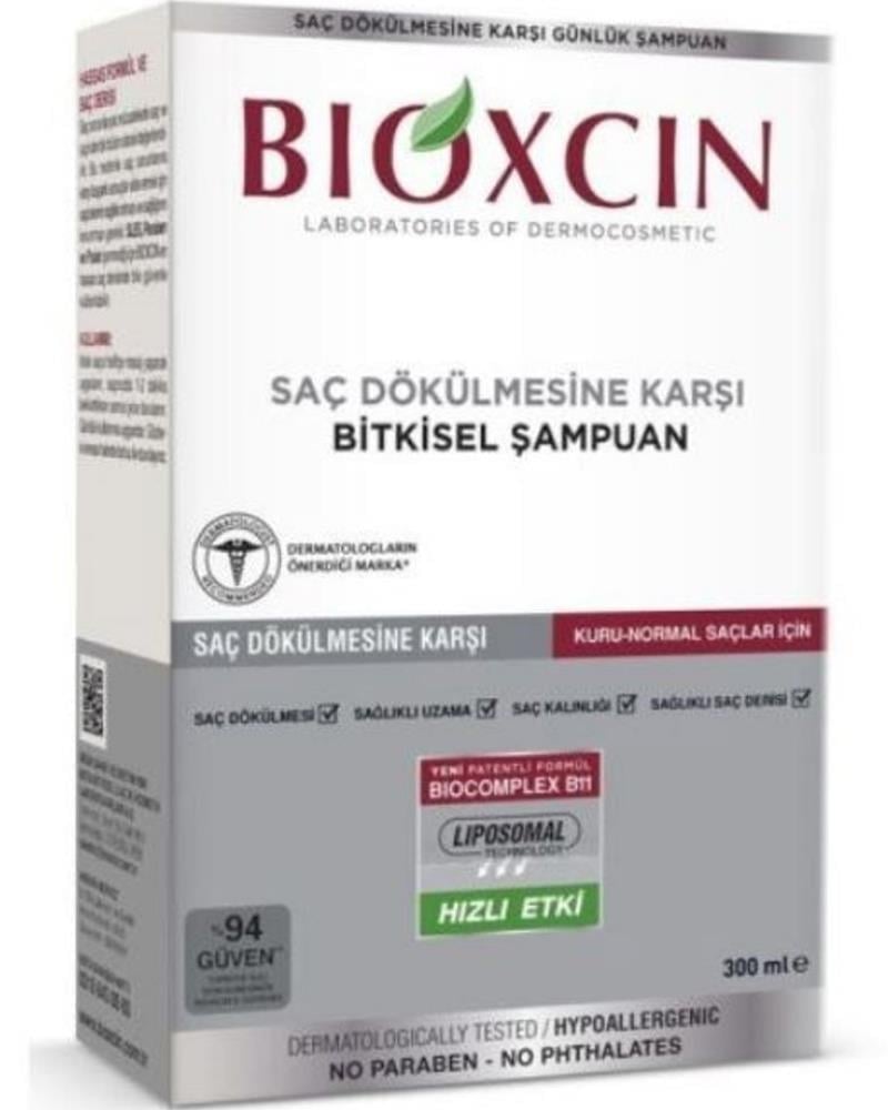 Bioxcin Klasik Saç Dökülmesine Karşı Şampuan Kuru-normal Saçlar Için 300 ml