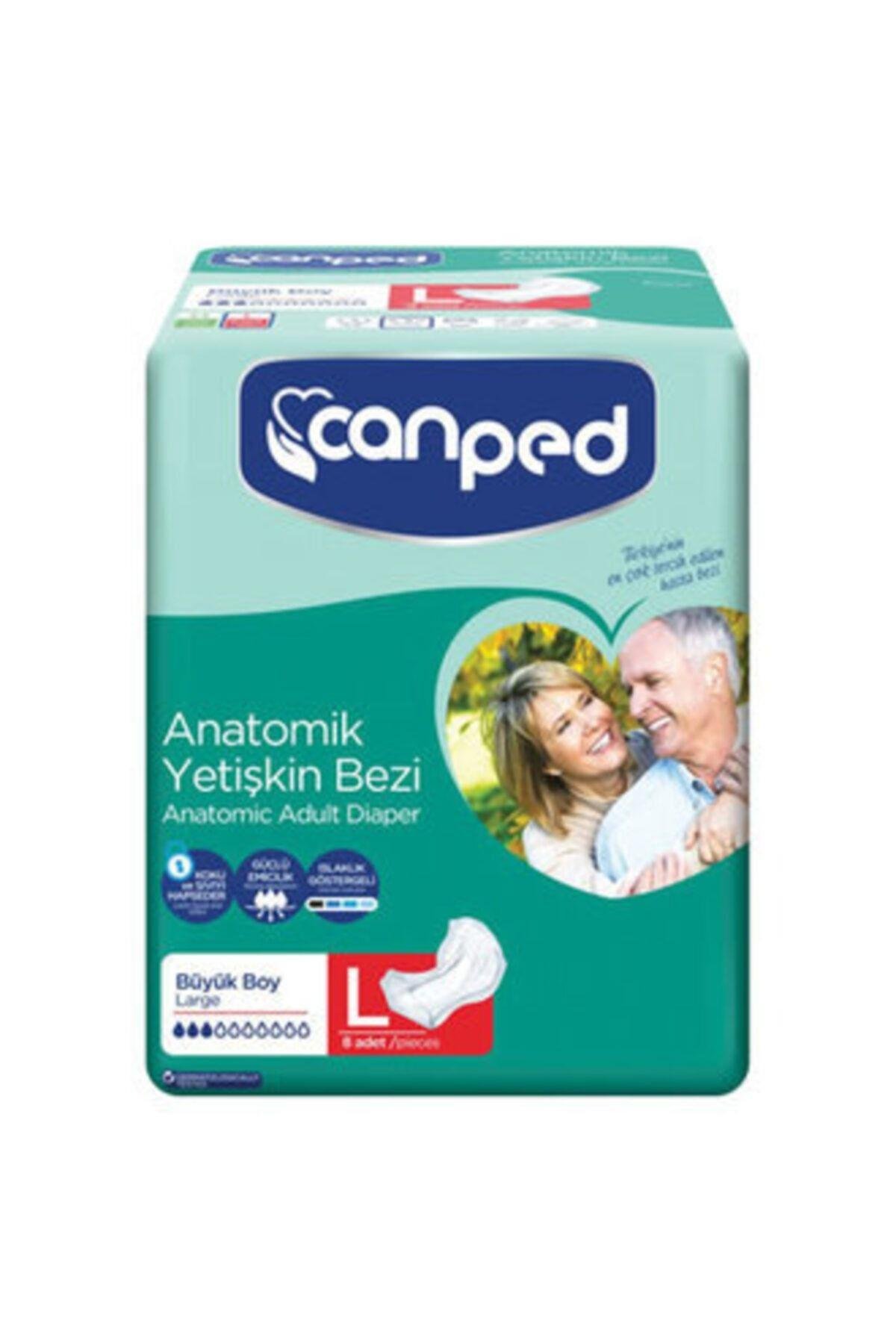 Canped Anatomik Hastabezi Normal Büyük 8'li