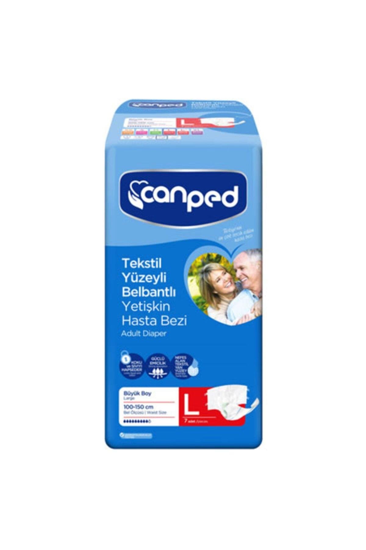Canped Hasta Bezi Belbantlı Tekstil Büyük 7'li