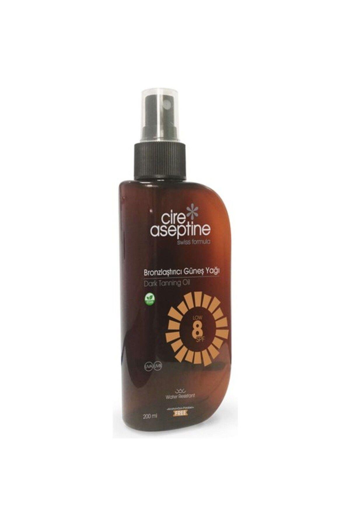 CIRE ASEPTINE Bronzlaştırıcı Güneş Yağı 8 Spf 200 ml