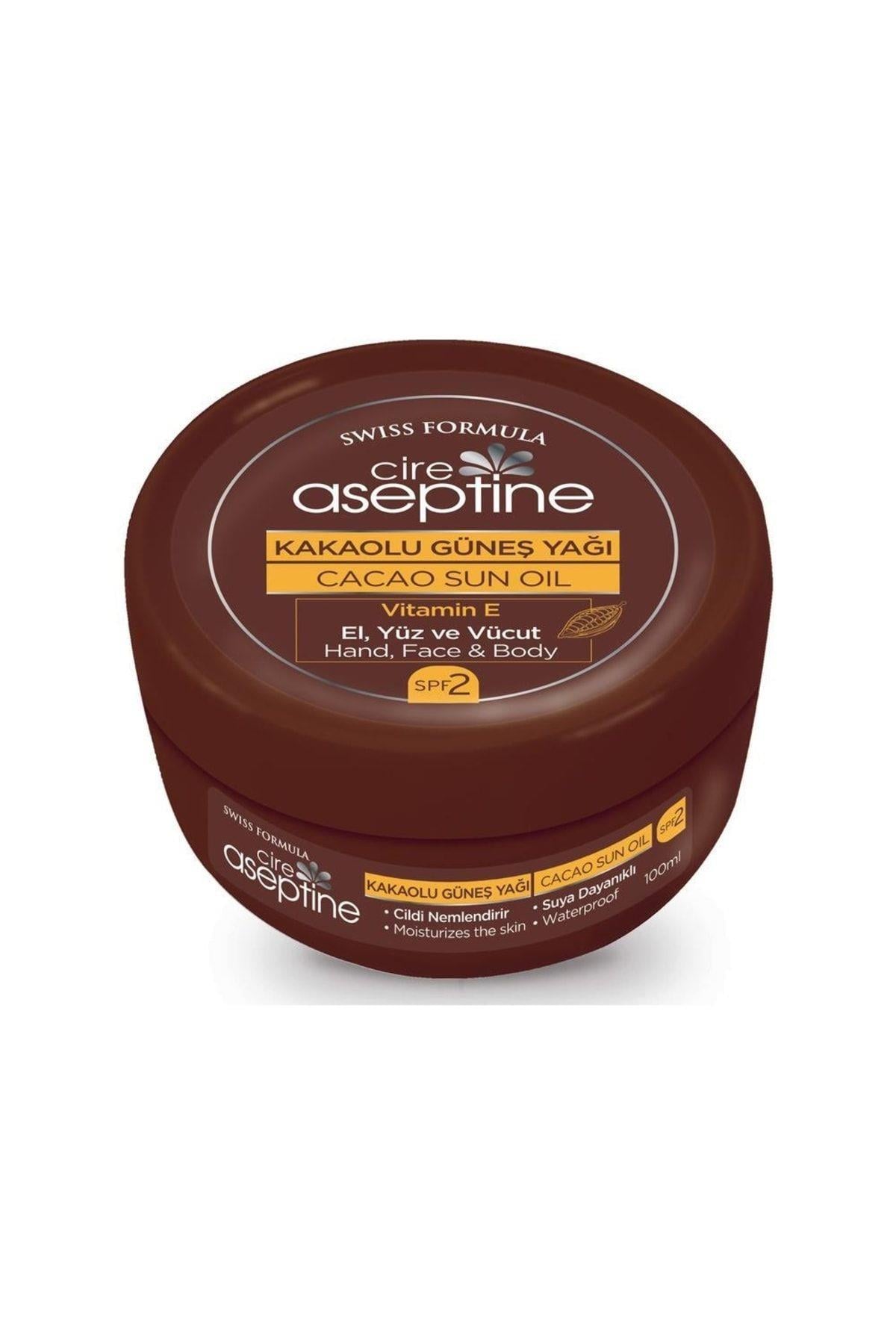 CIRE ASEPTINE Kakaolu Spf 2 Güneş Yağı 100 ml