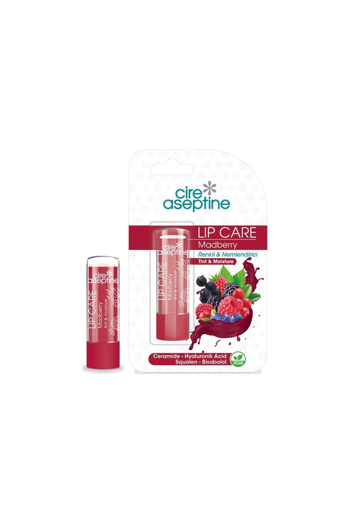 CIRE ASEPTINE Lip Care Madberry Renkli Dudak Bakım Kremi 4,5 G