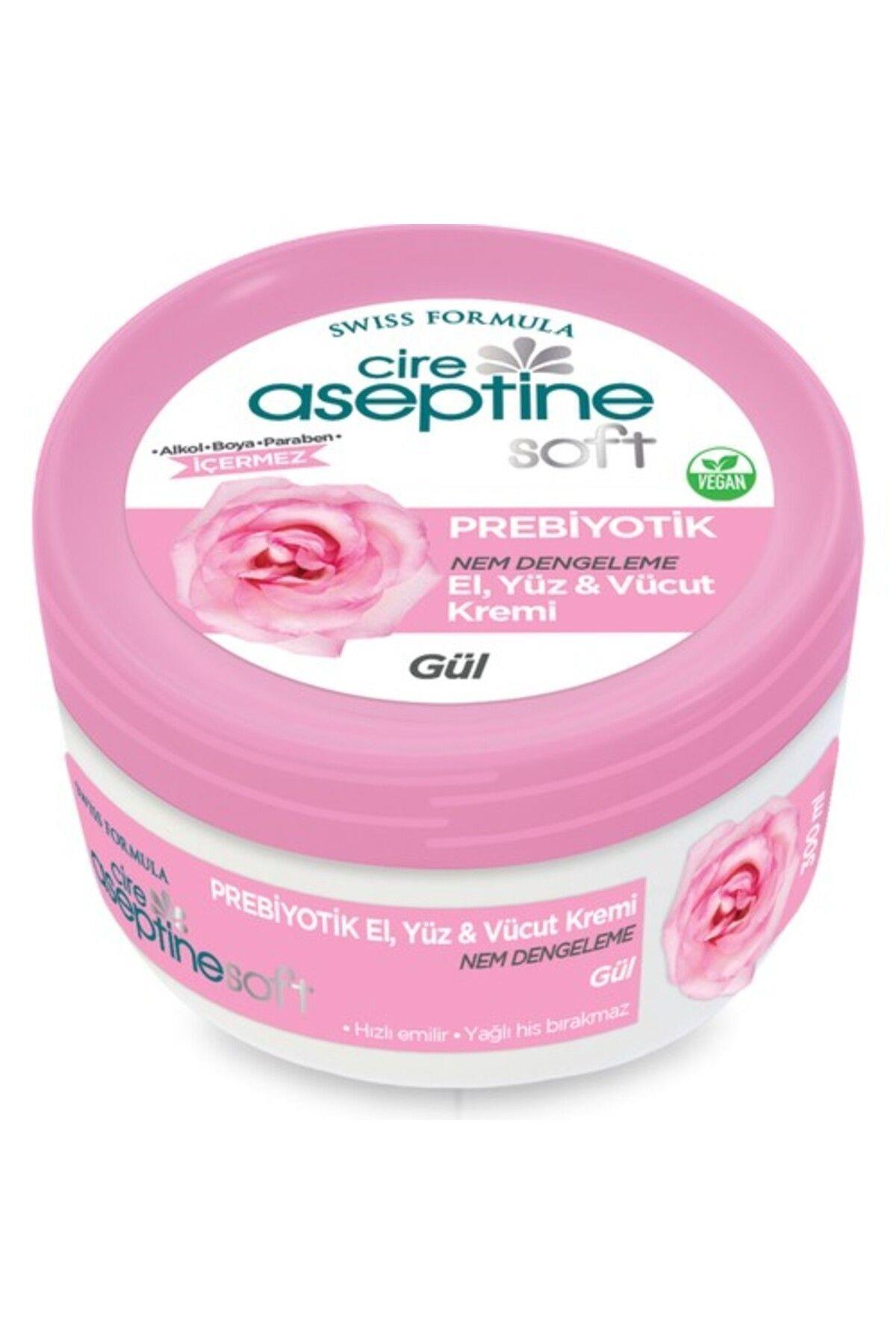 CIRE ASEPTINE Soft Gül Prebiyotik Nemlendirici Bakım Kremi 300 ml