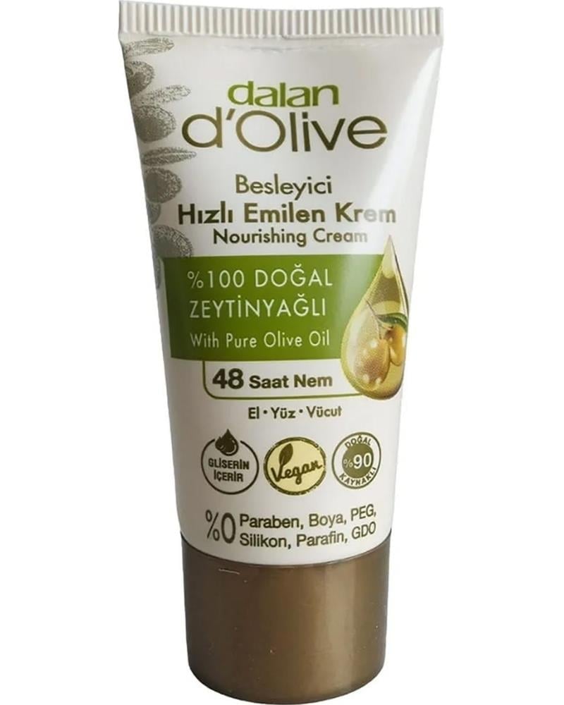 Dalan Dolive Mini Zeytinyağlı Hızlı Emilen 20 ml Tüp Krem>