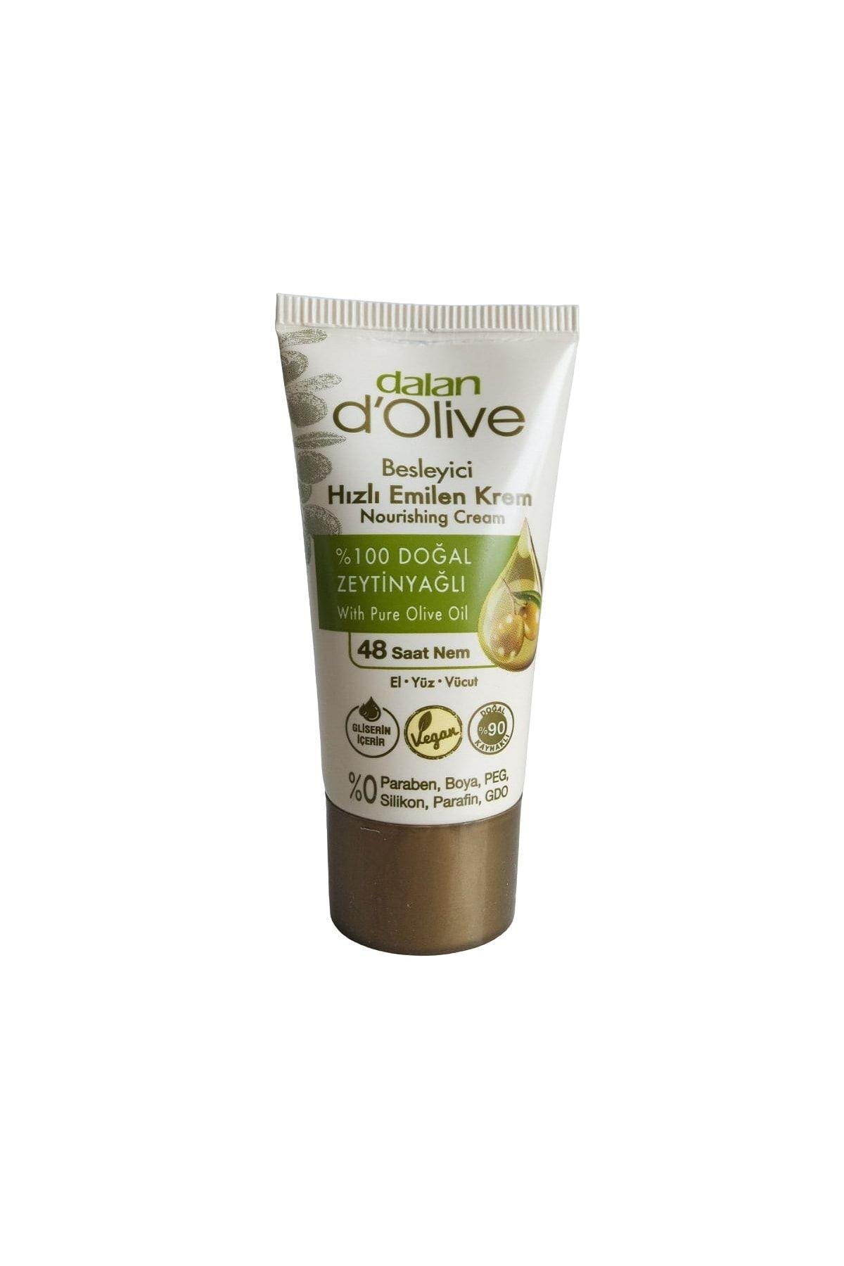 Dalan Dolive Mini Zeytinyağlı Hızlı Emilen 20 ml Tüp Krem>