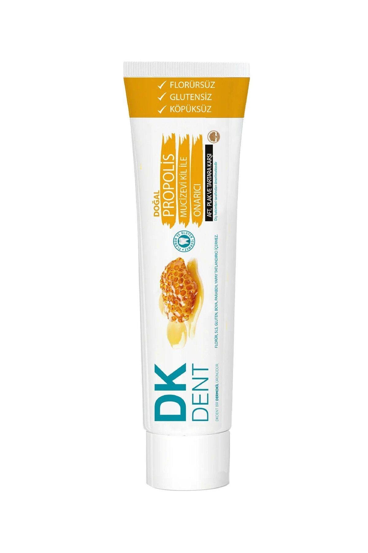 Dermokil Dent Dk Propolis Florürsüz Diş Macunu 75 ml Diş Fırçası