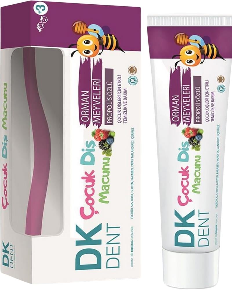 Dermokil Dk Dent Çocuk Diş Macunu Orman Meyveleri Özlü 50 ml  Diş Fırçası