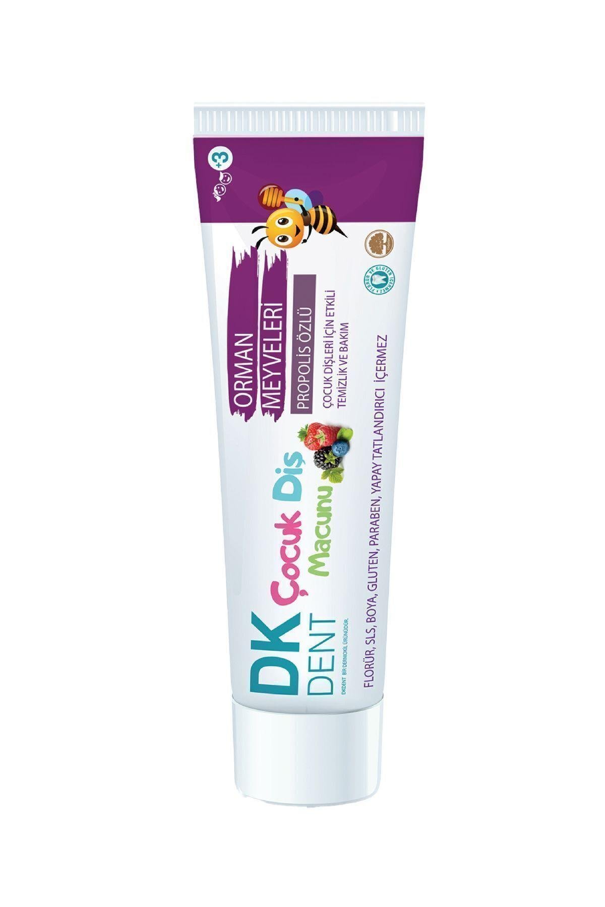 Dermokil Dk Dent Çocuk Diş Macunu Orman Meyveleri Özlü 50 ml  Diş Fırçası
