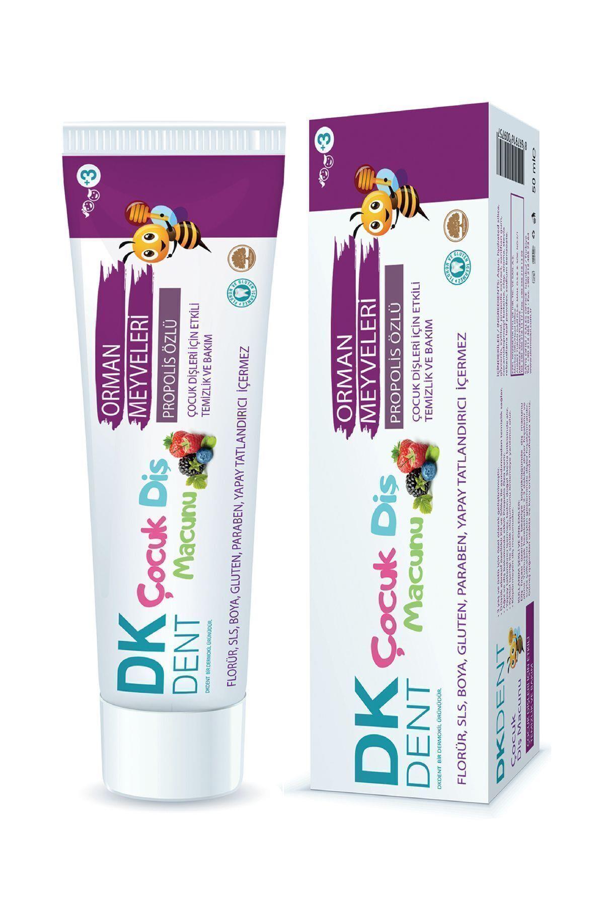 Dermokil Dk Dent Çocuk Diş Macunu Orman Meyveleri Özlü 50 ml  Diş Fırçası
