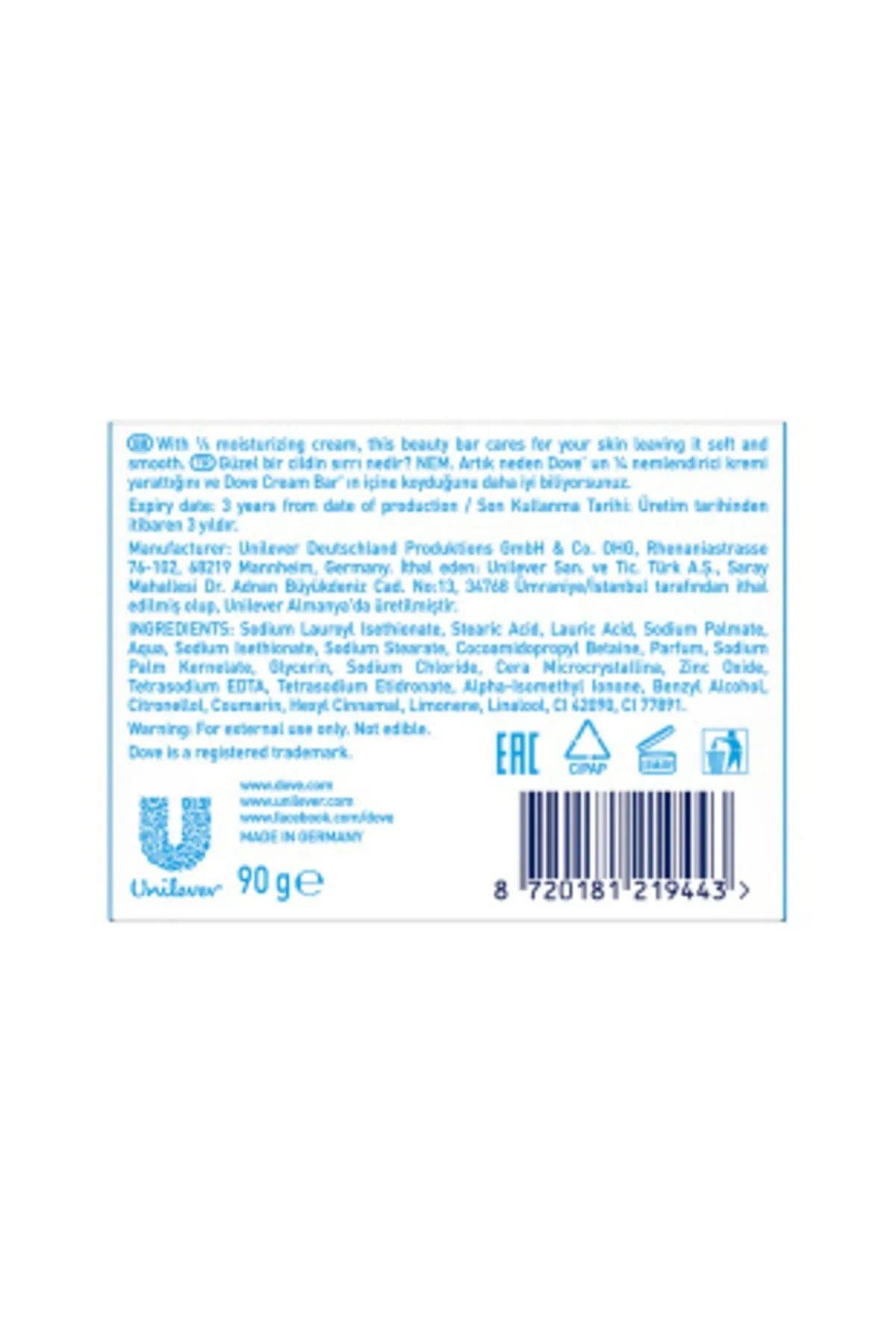 Dove Gentle Exfoliating Cream Bar 90g Sabun Yeni