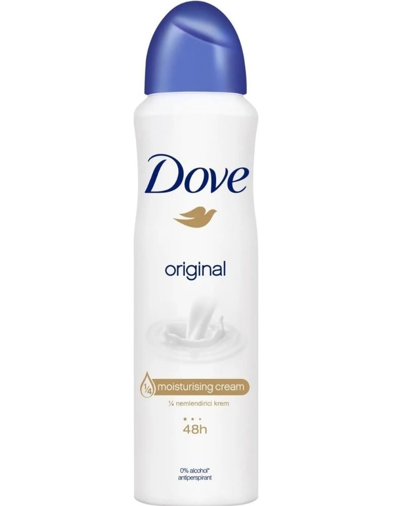 Dove Kadın Sprey Deodorant Antiperspirant Original 150 ml