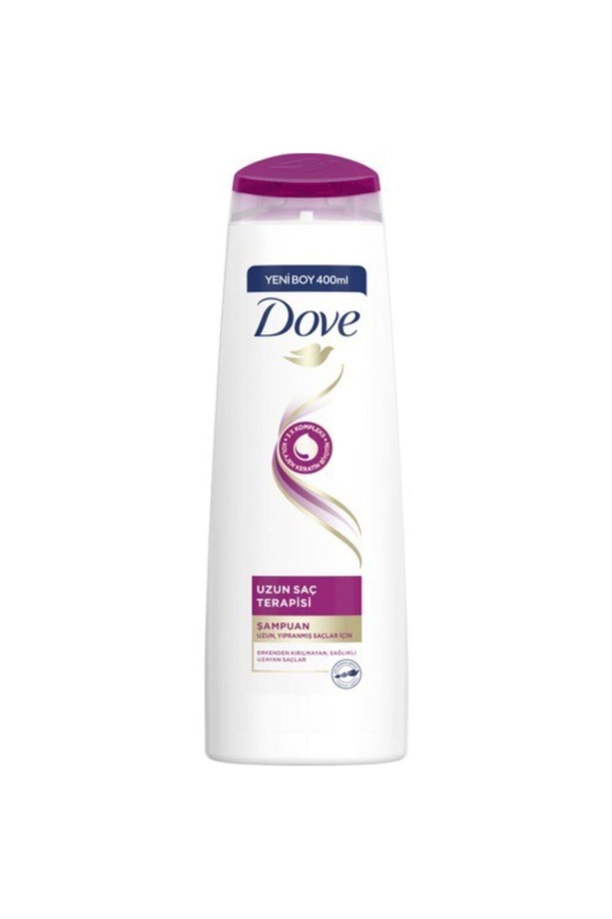 Dove Saç Bakım Şampuanı Uzun Saç Terapisi Uzun Yıpranmış Saçlar Için 400 Ml