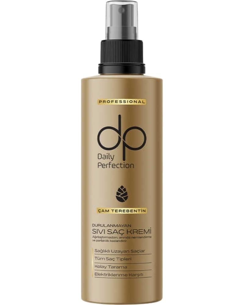 dp Daily Perfection Çam Terebentin Durulanmayan Sıvı Saç Kremi 180 ml