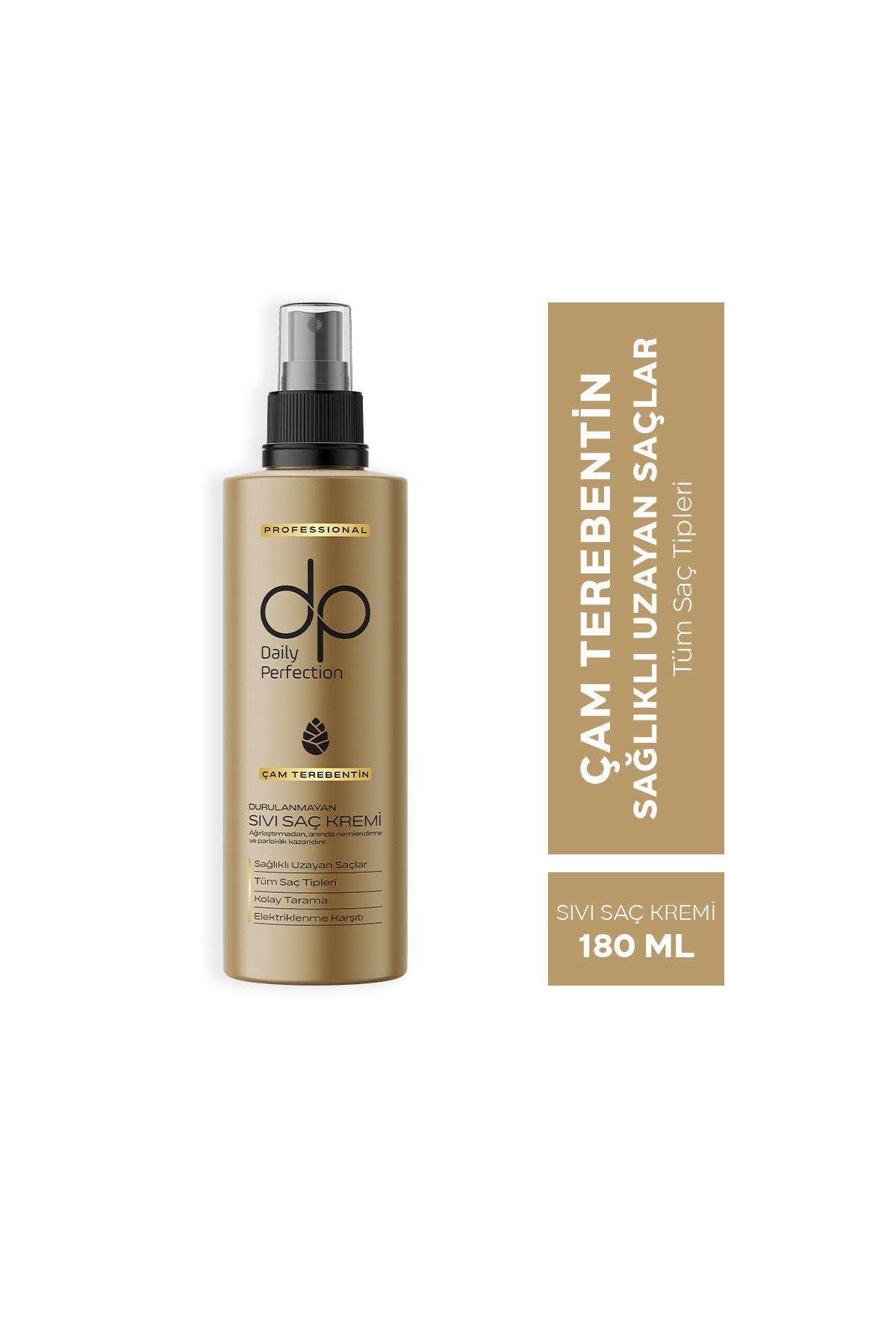 dp Daily Perfection Çam Terebentin Durulanmayan Sıvı Saç Kremi 180 ml