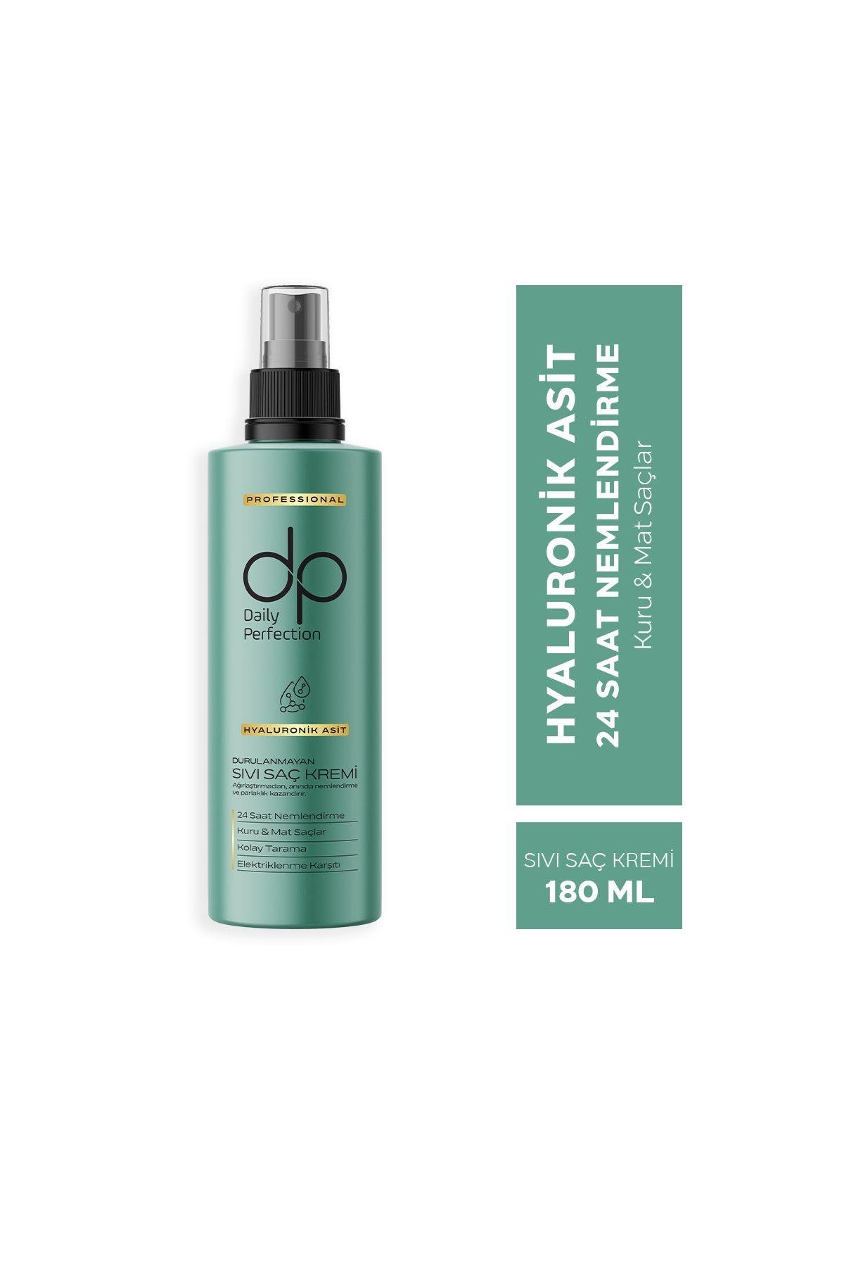 dp Daily Perfection Hyaluronik Asit Durulanmayan Sıvı Saç Kremi 180 ml