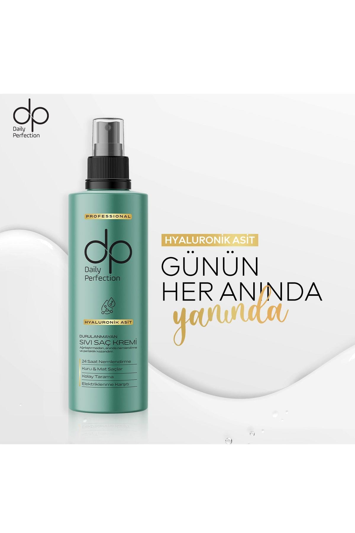 dp Daily Perfection Hyaluronik Asit Durulanmayan Sıvı Saç Kremi 180 ml