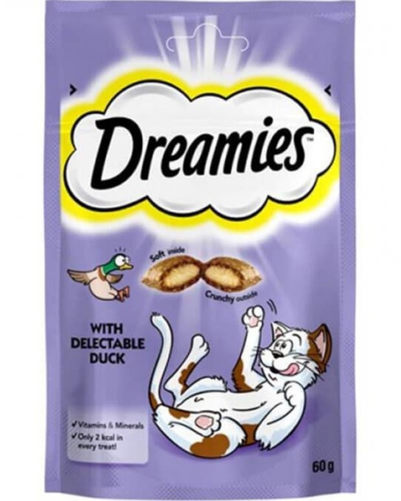 Dreamies İçi Dolgulu Ördekli Kıtır Kedi Ödülü 60 gr