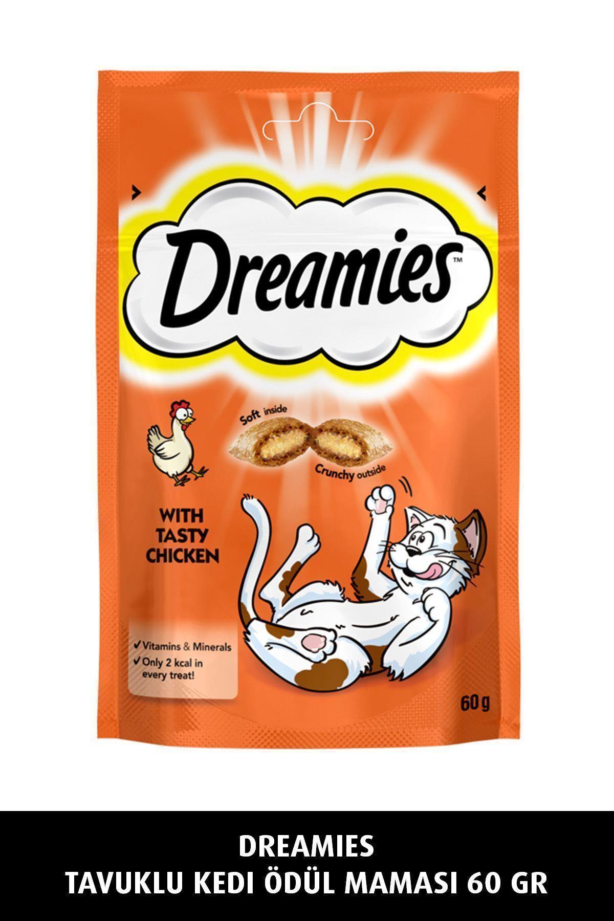 Dreamies Tavuklu Kedi Ödül Maması 60 G