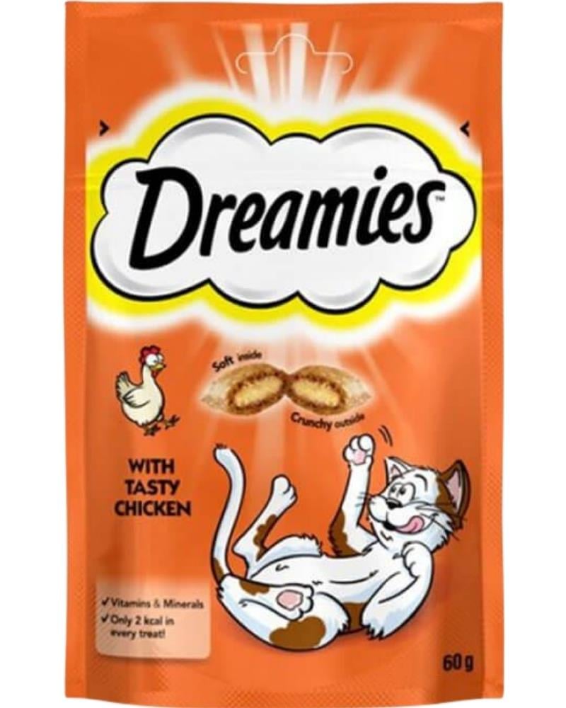 Dreamies Tavuklu Kedi Ödül Maması 60 G