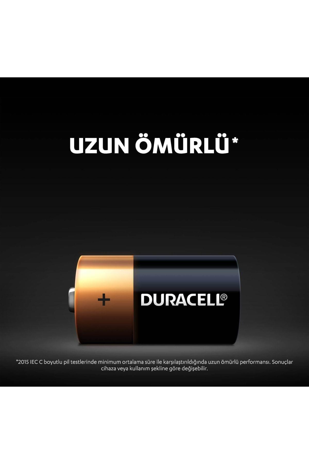 Duracell Alkalin C Piller, 2’li Paket