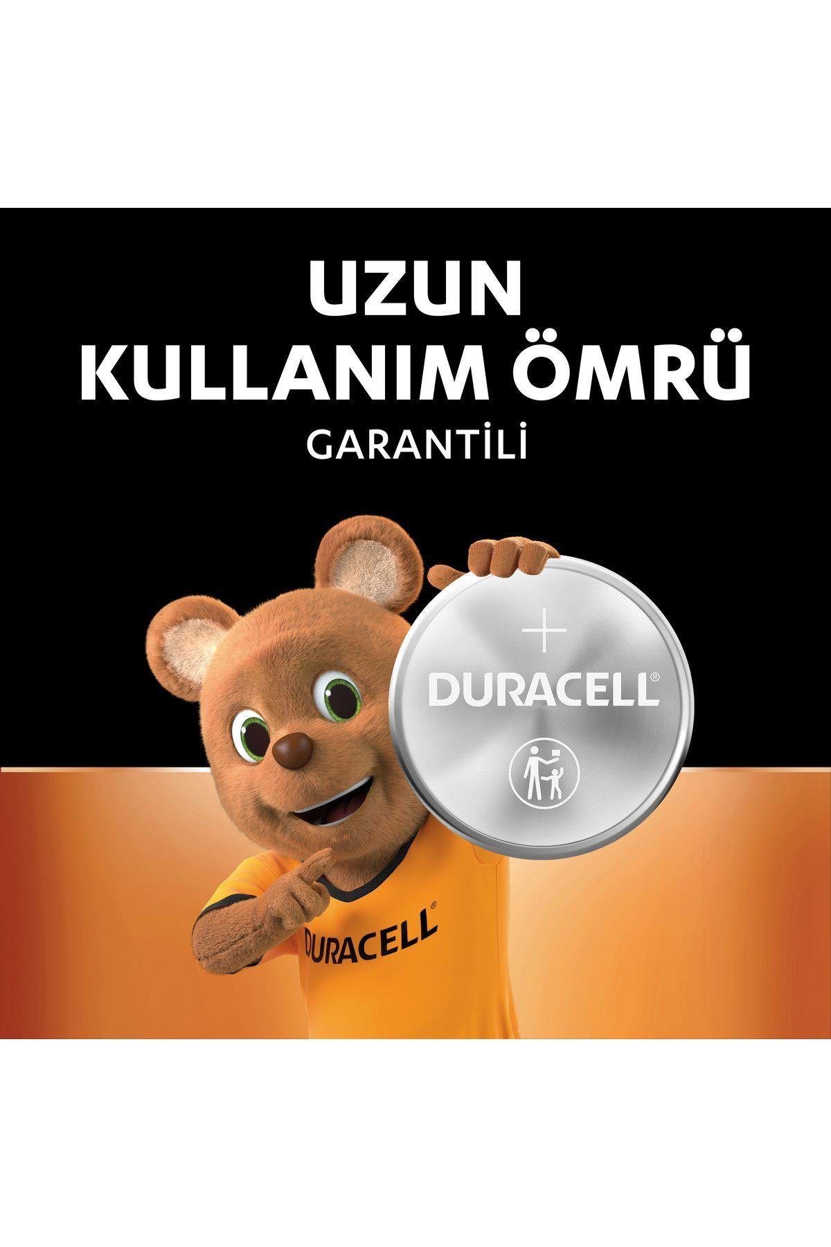 Duracell CR 2032 Lityum Düğme Pil (2’li paket) 3V, (CR2032)